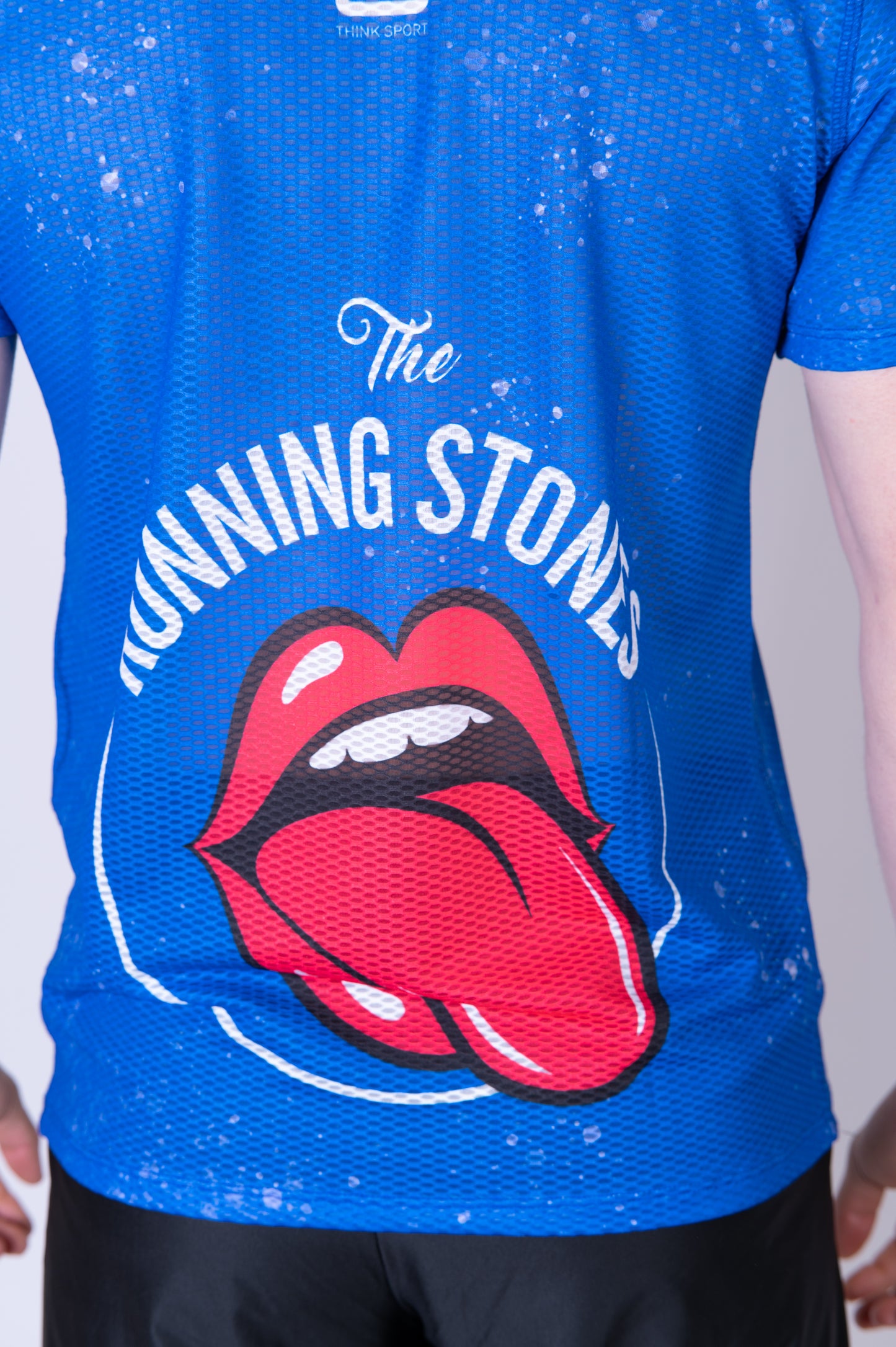 Samarreta màniga curta home - Running Stones Blue