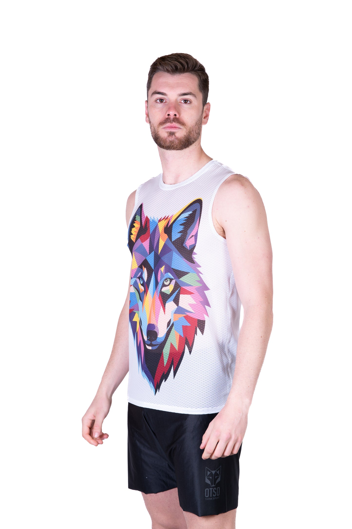 Camiseta sem mangas masculina - Be A Wolf