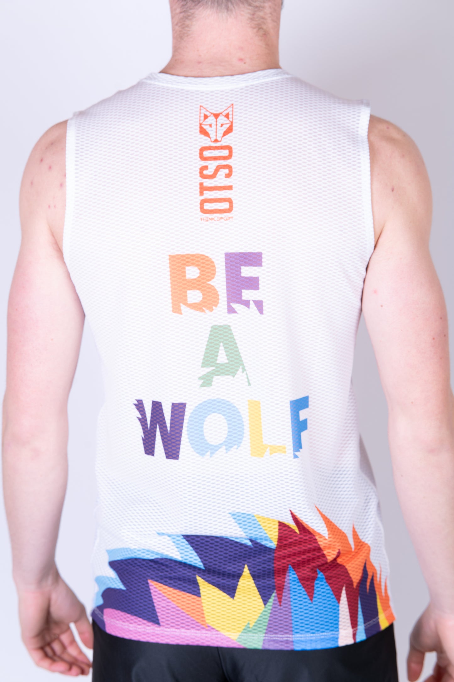 Camiseta sem mangas masculina - Be A Wolf