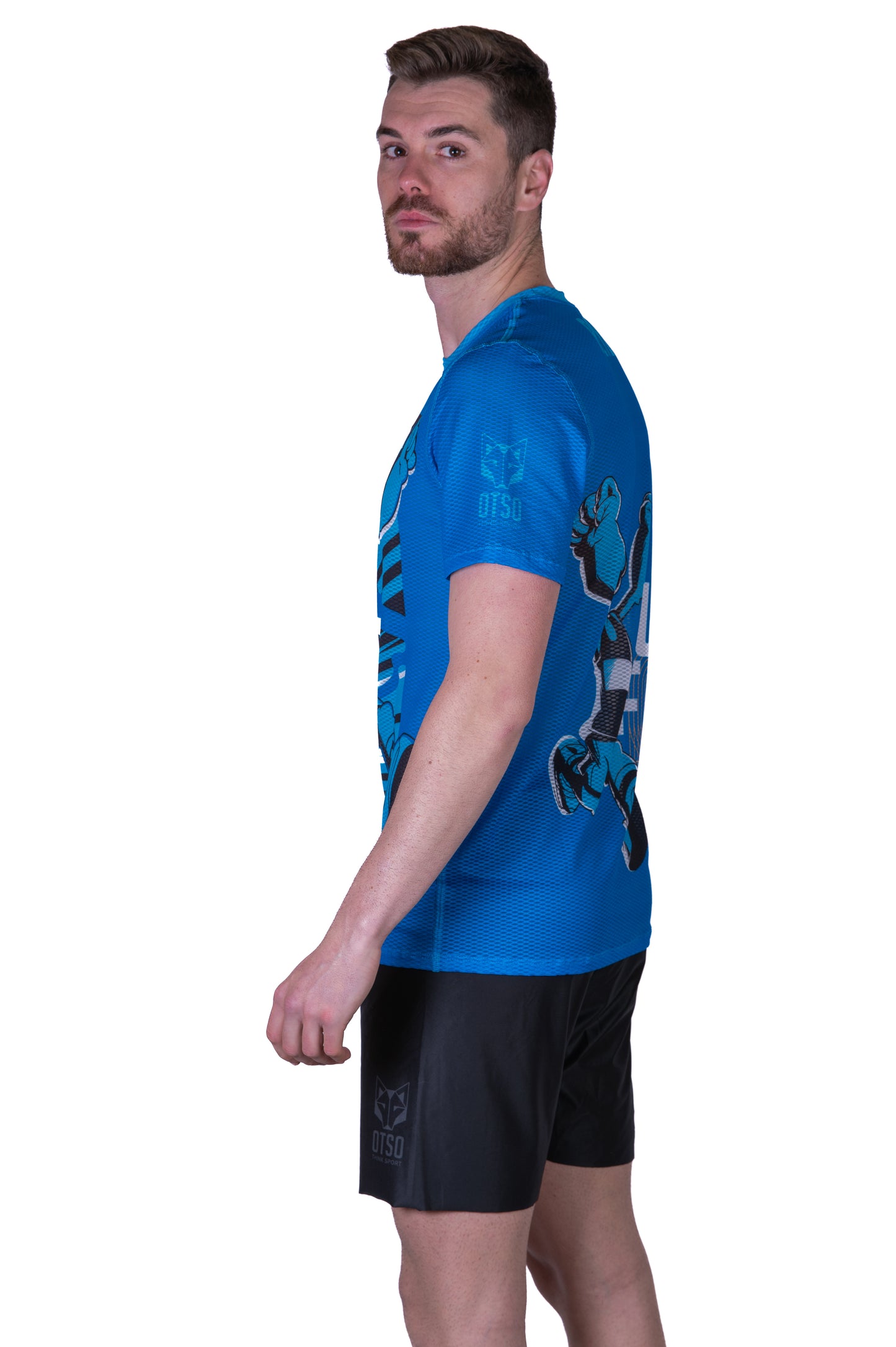 Camiseta masculina de manga curta - Popeye Run For It