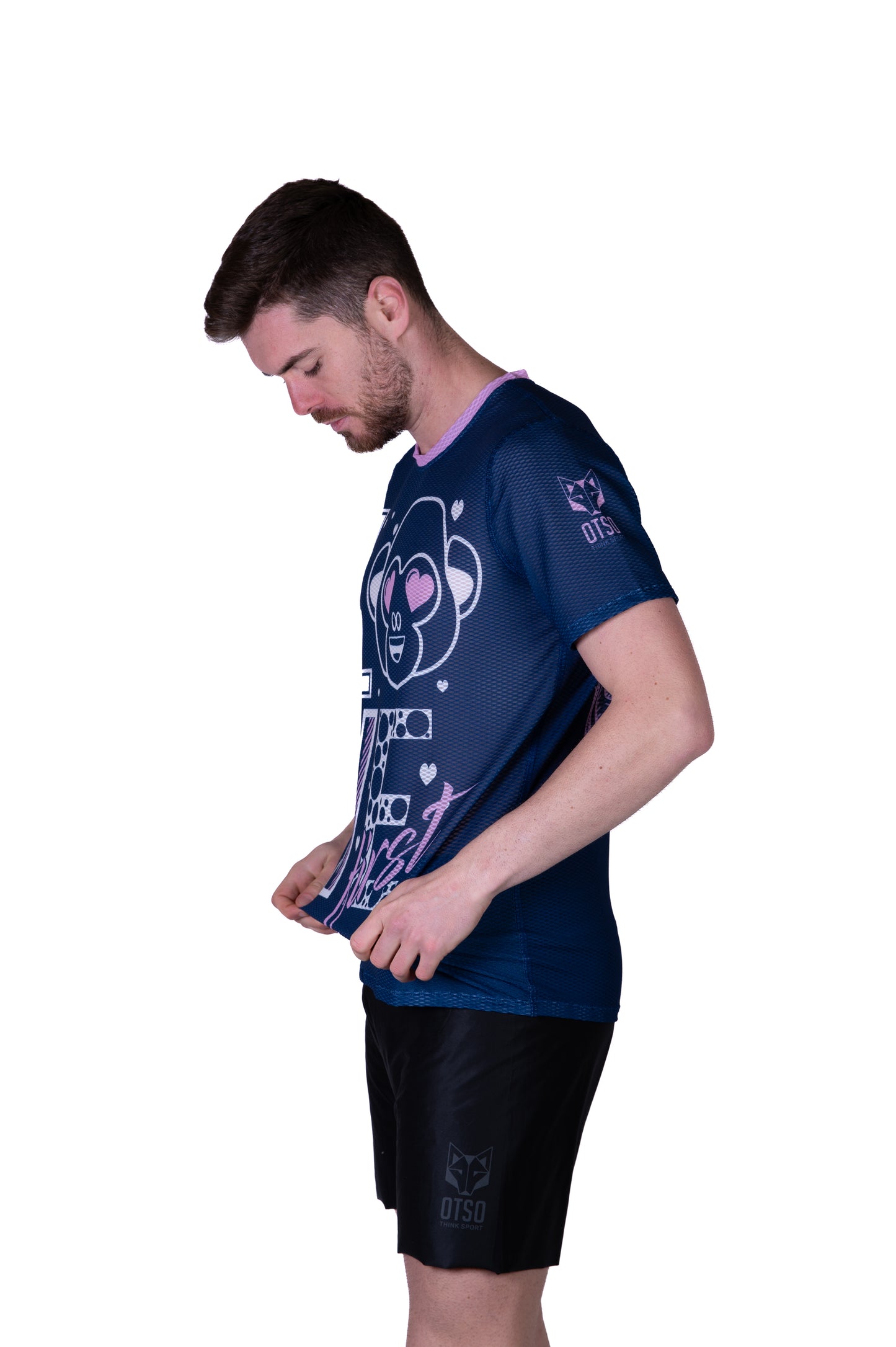 Camiseta manga curta masculina - Emoji Love First