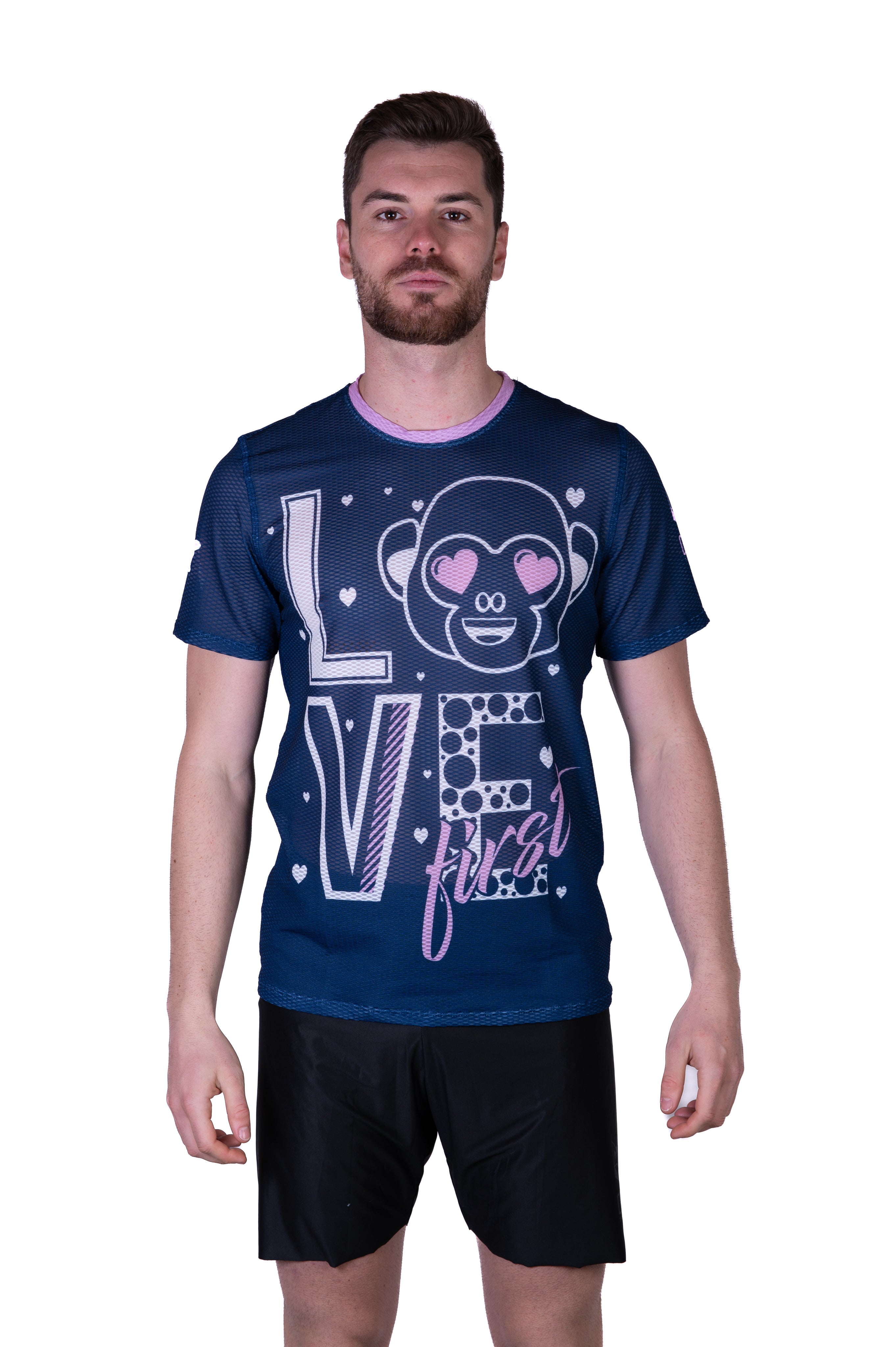 Camiseta manga corta hombre - Emoji Love First (Outlet)