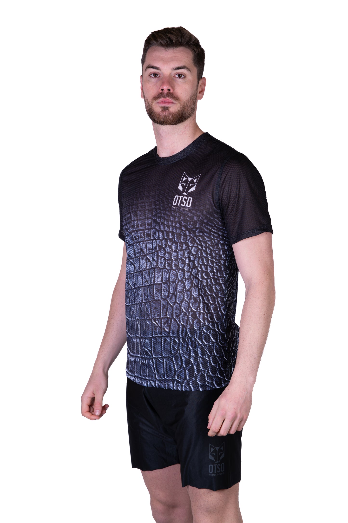 Short sleeve t-shirt men - Black Snake