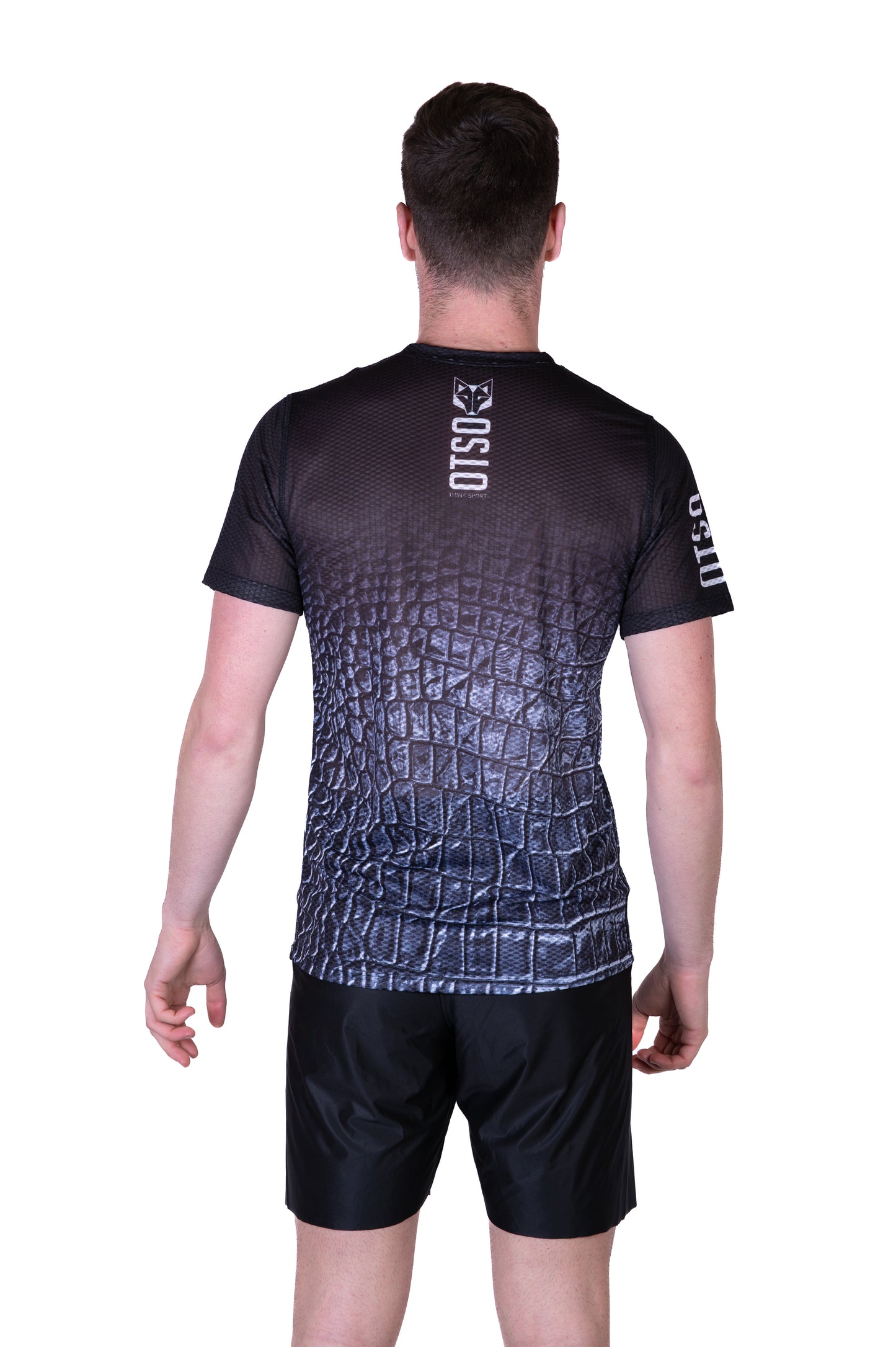 Short sleeve t-shirt men - Black Snake