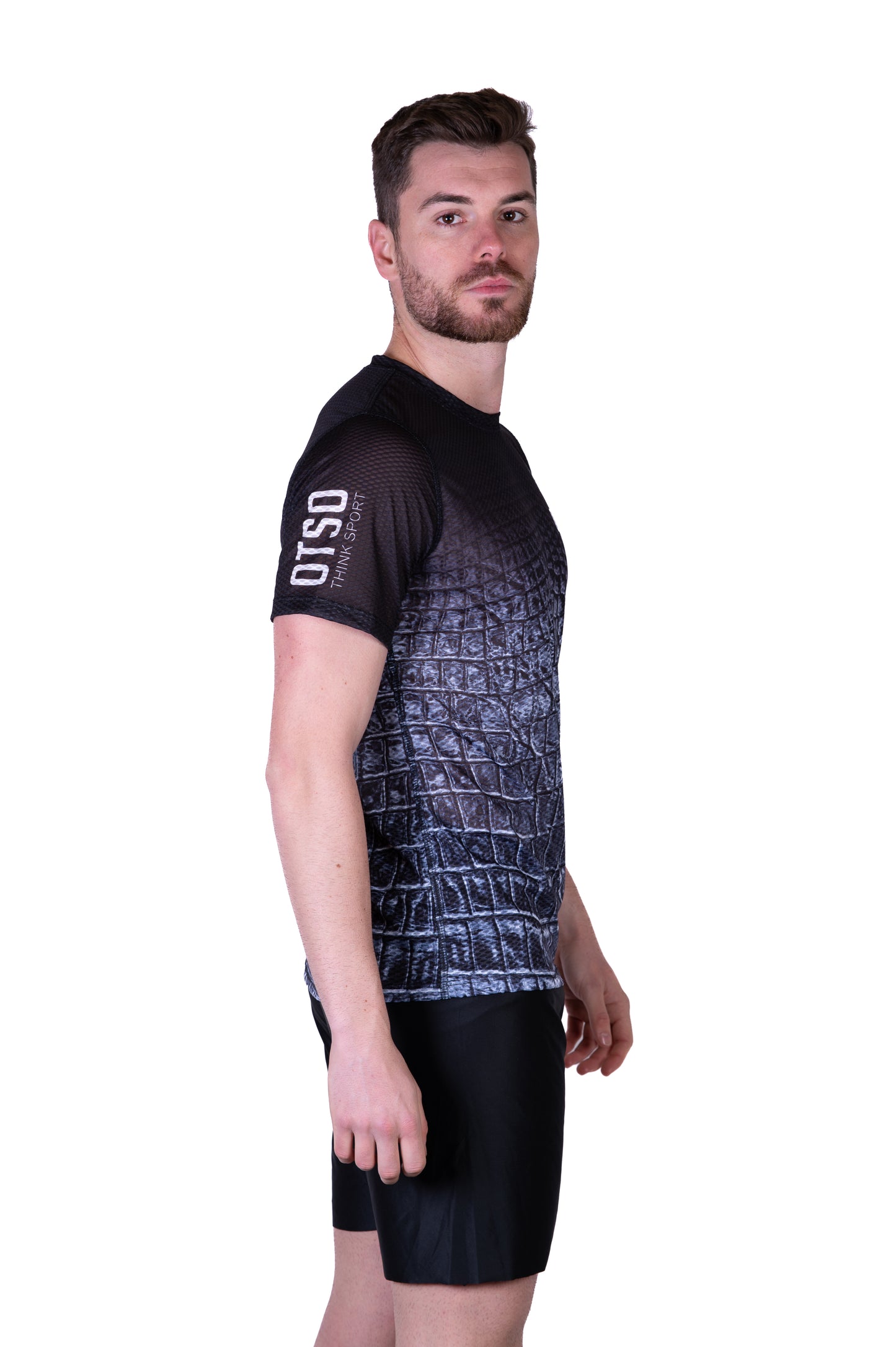 Short sleeve t-shirt men - Black Snake