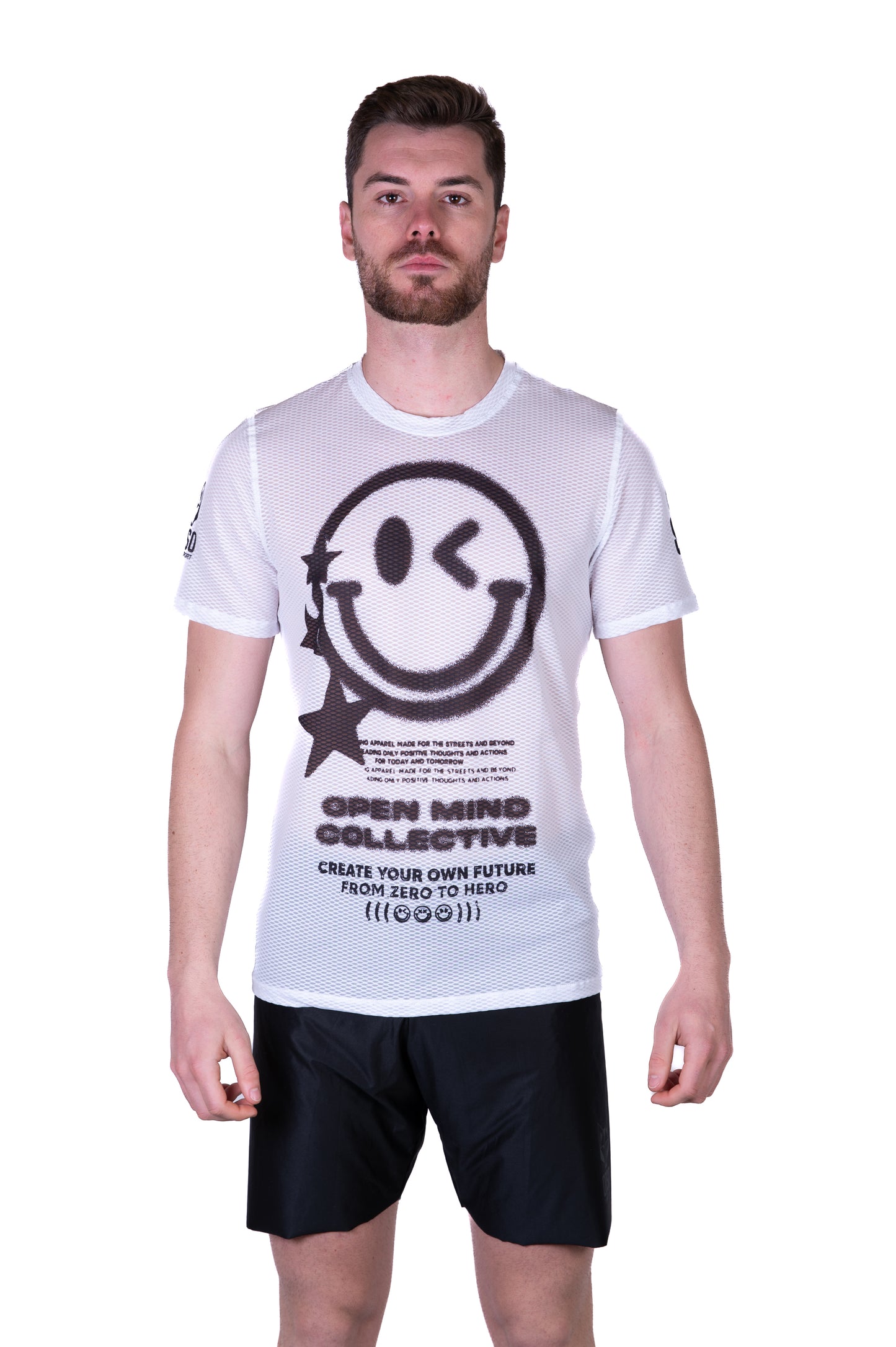Camiseta manga corta hombre - S.W.Smiley Airbrushed Infinity