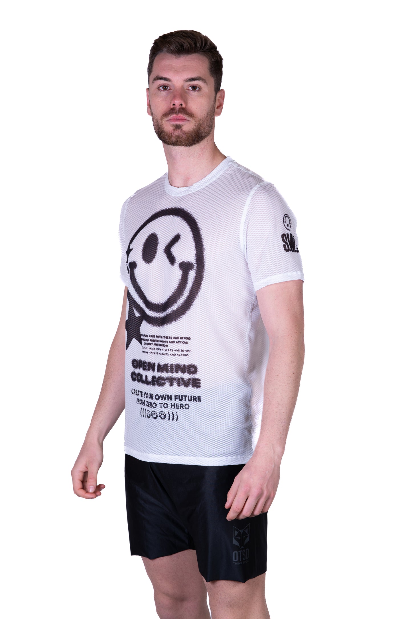 Camiseta manga corta hombre - S.W.Smiley Airbrushed Infinity