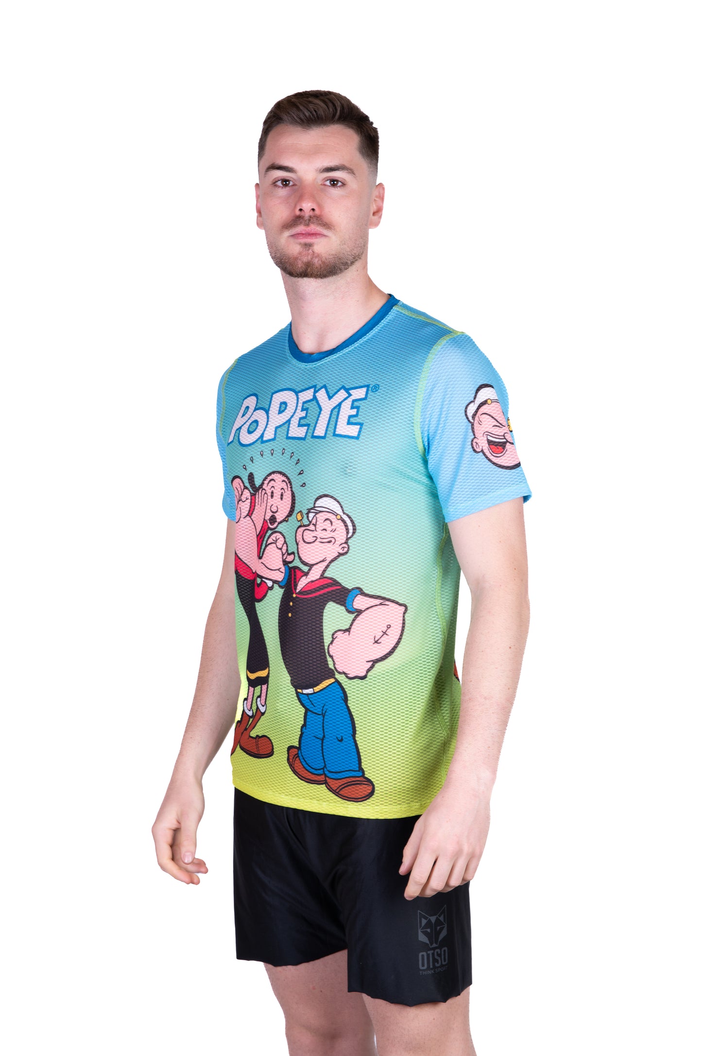 Camiseta masculina de manga curta - Popeye & Olive