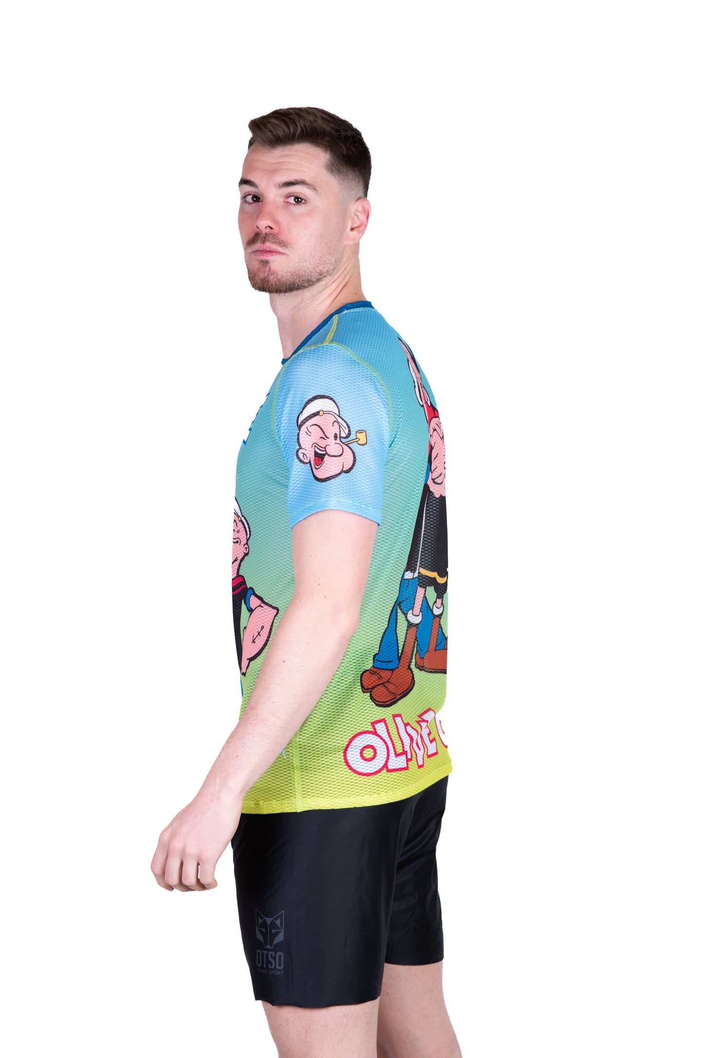 Camiseta masculina de manga curta - Popeye & Olive