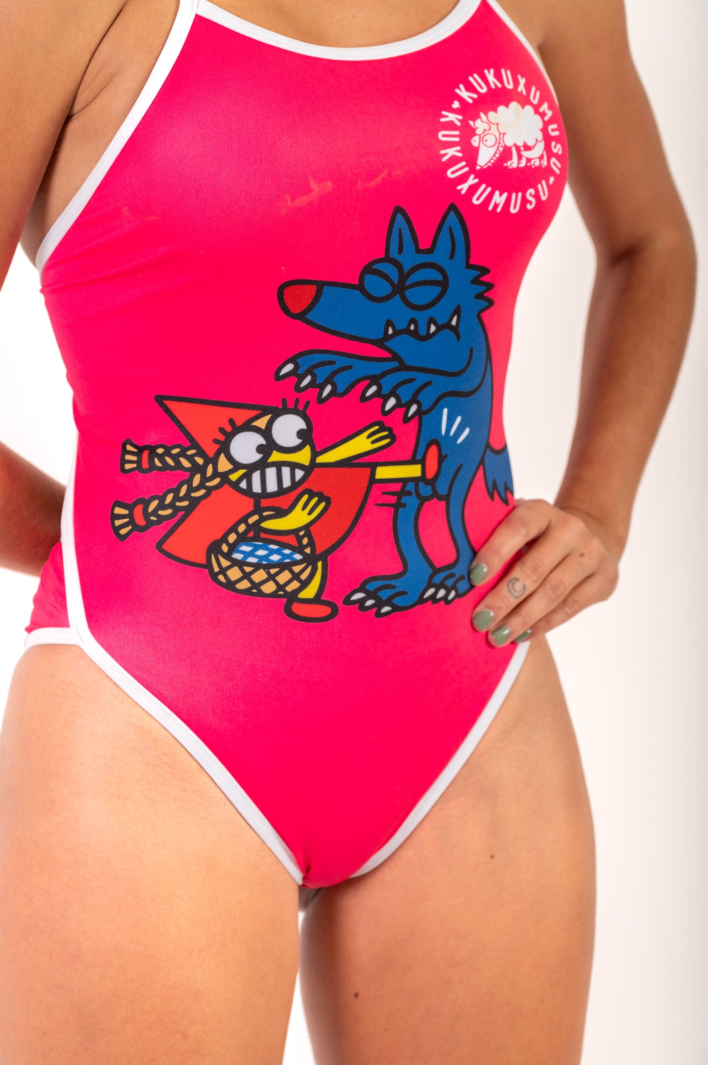 Women's swimsuit - Kukuxumusu F*ck You!
