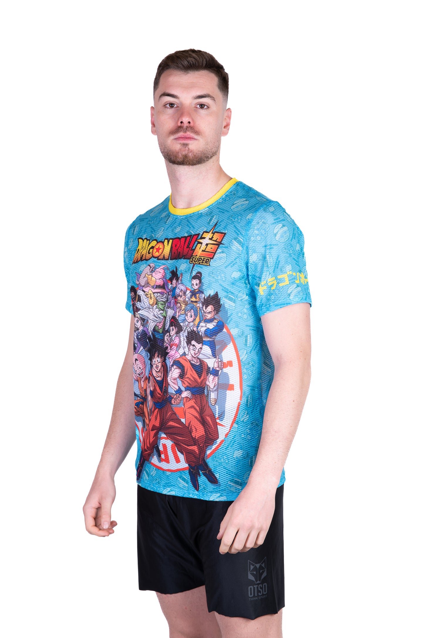 Camiseta masculina de manga curta - Dragon Ball Super Family
