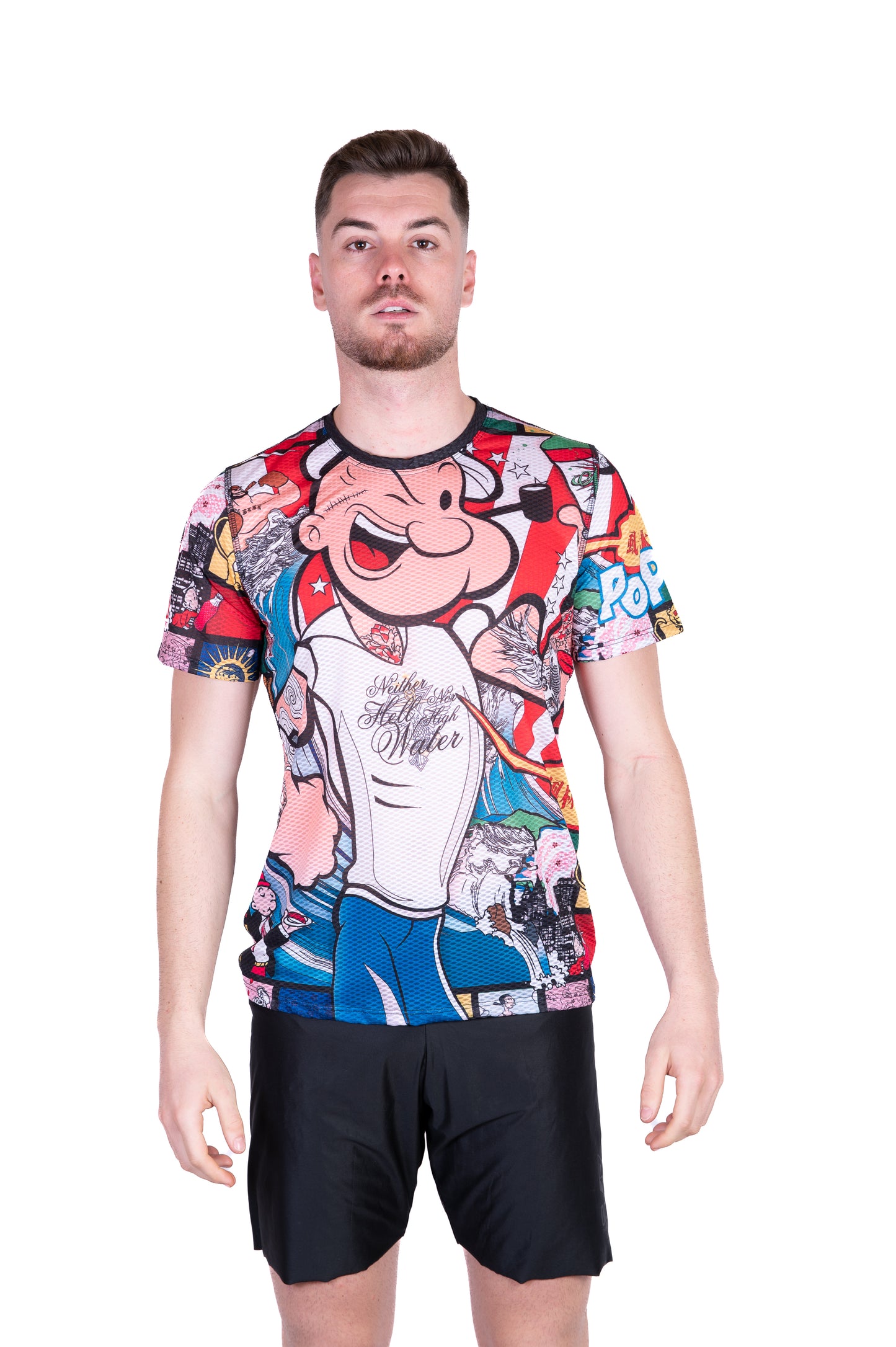 Short sleeve t-shirt for men - Popeye Art Show