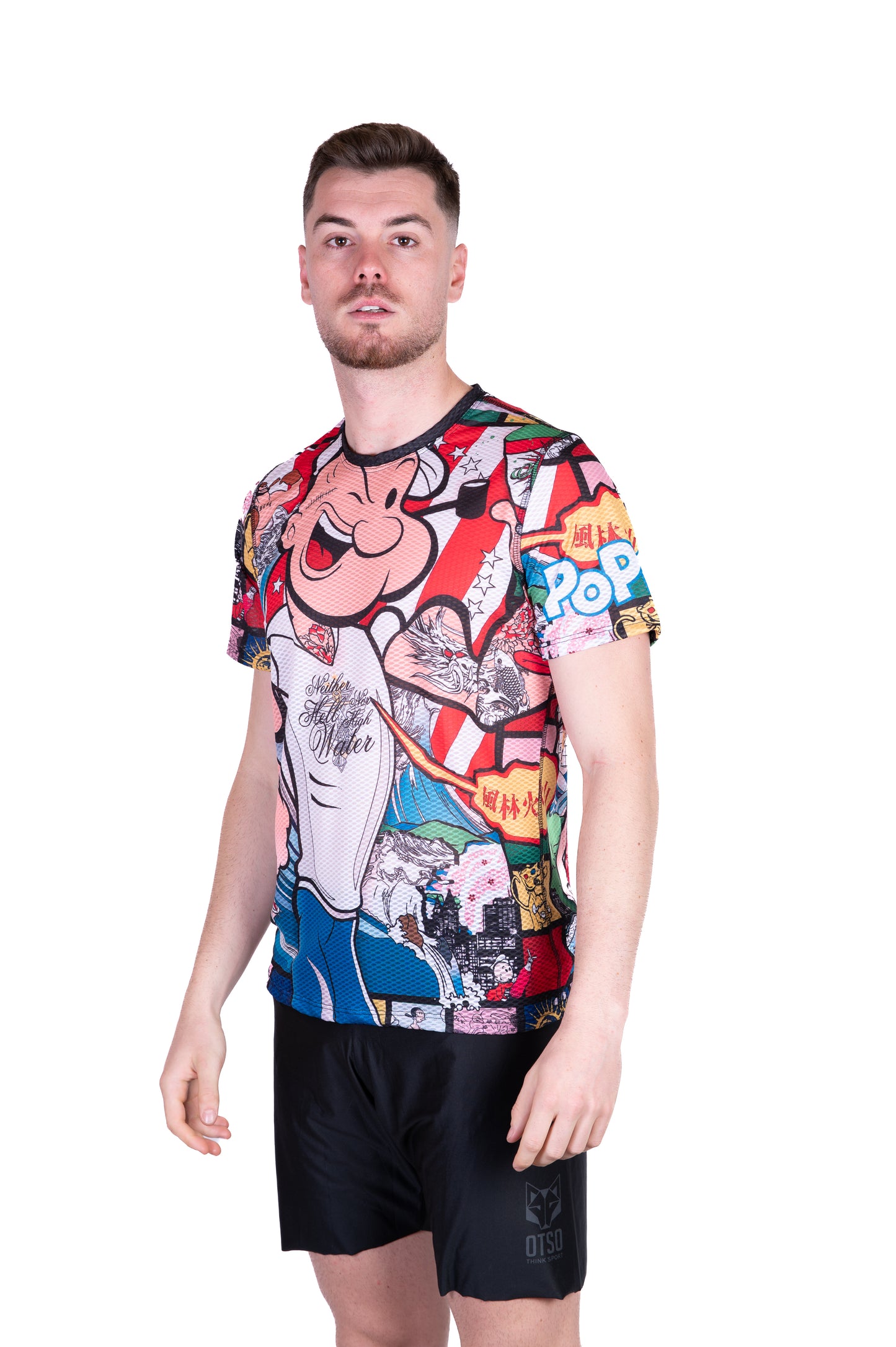 Short sleeve t-shirt for men - Popeye Art Show