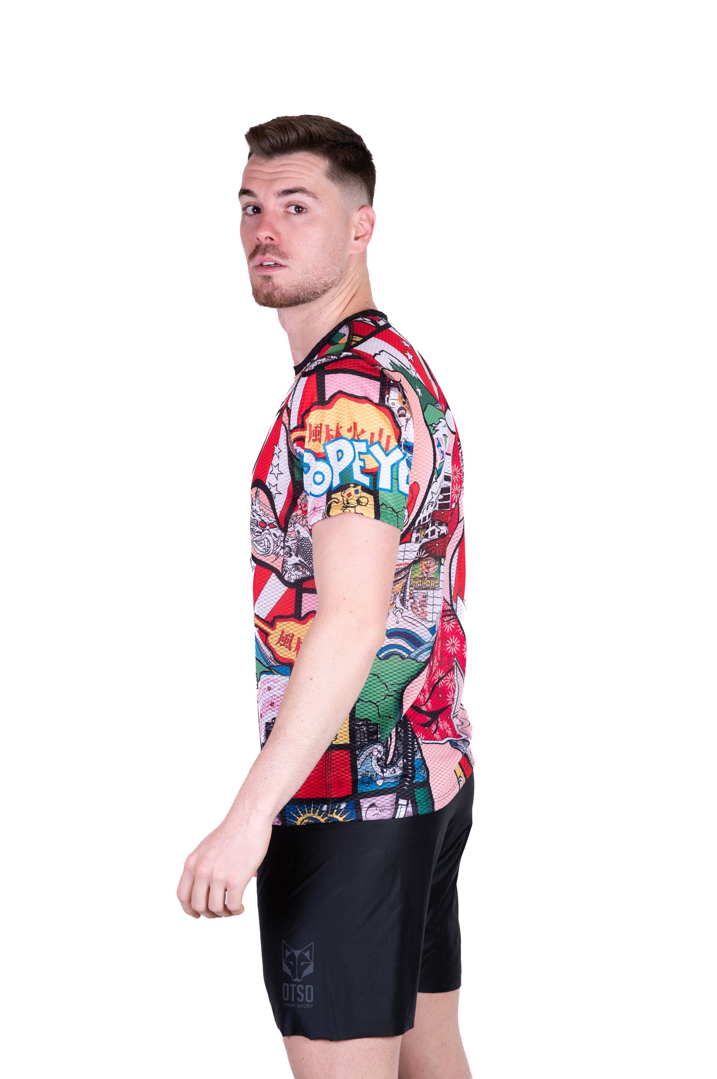 Short sleeve t-shirt for men - Popeye Art Show