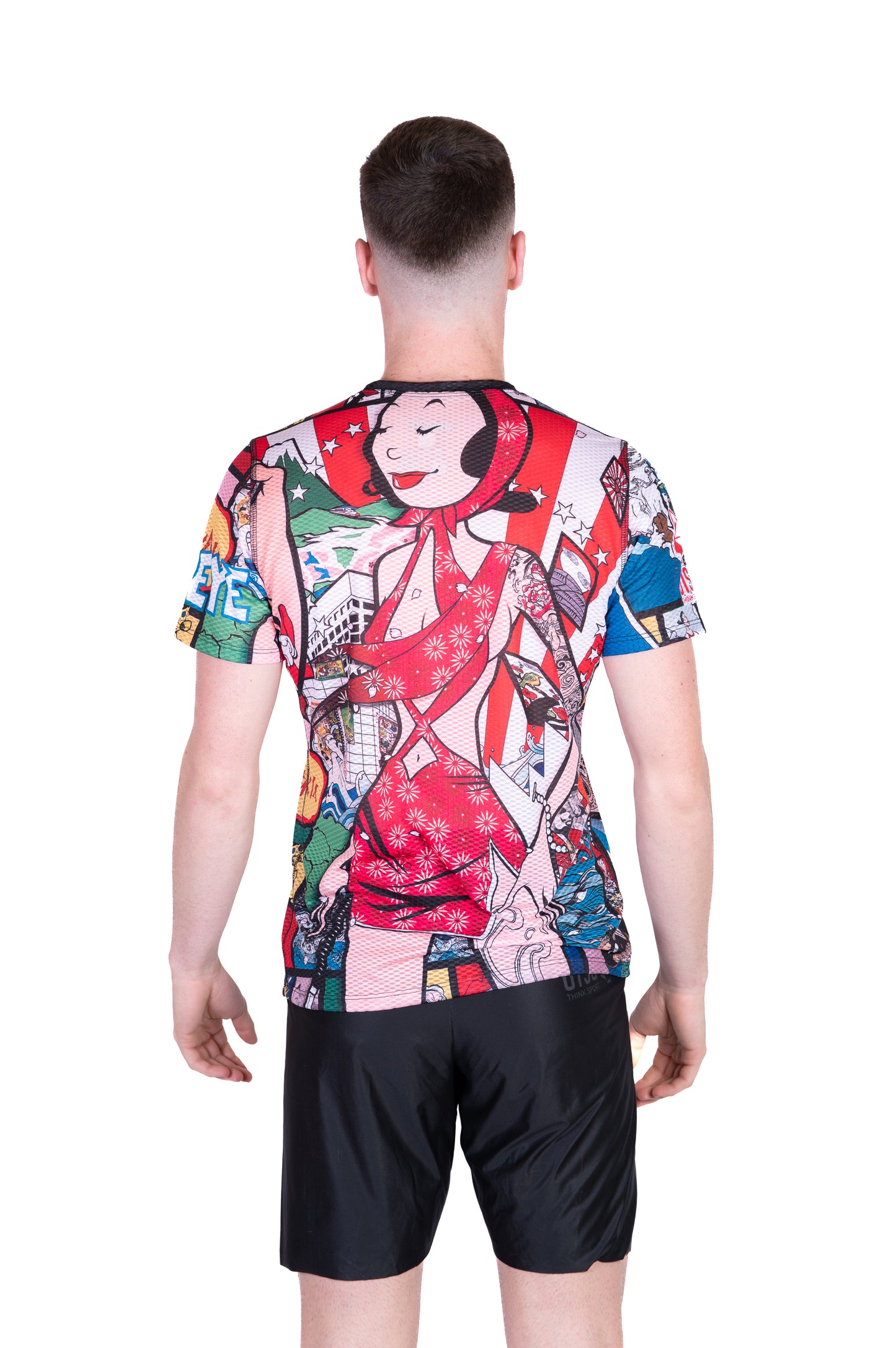 Short sleeve t-shirt for men - Popeye Art Show