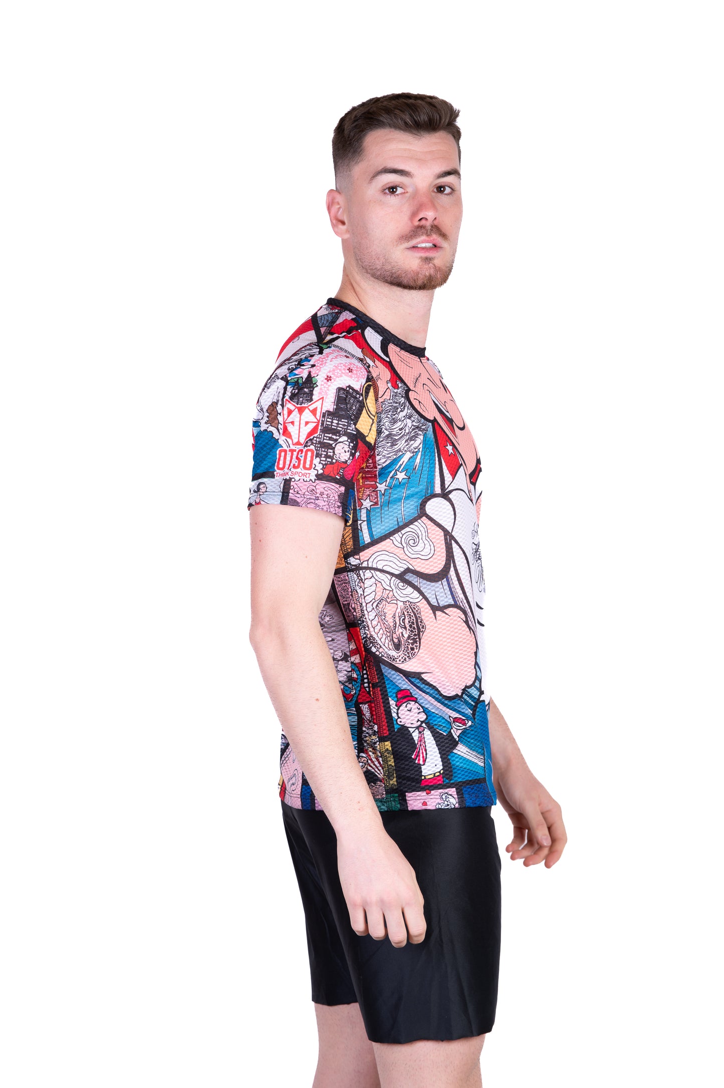 Short sleeve t-shirt for men - Popeye Art Show