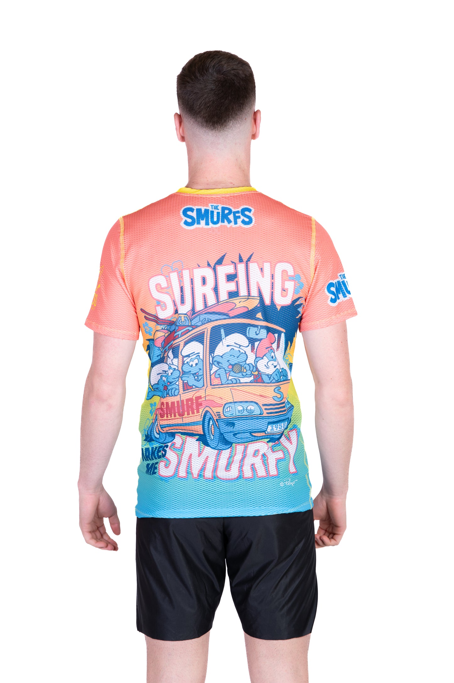 Short sleeve t-shirt for men - Smurf Smurfing