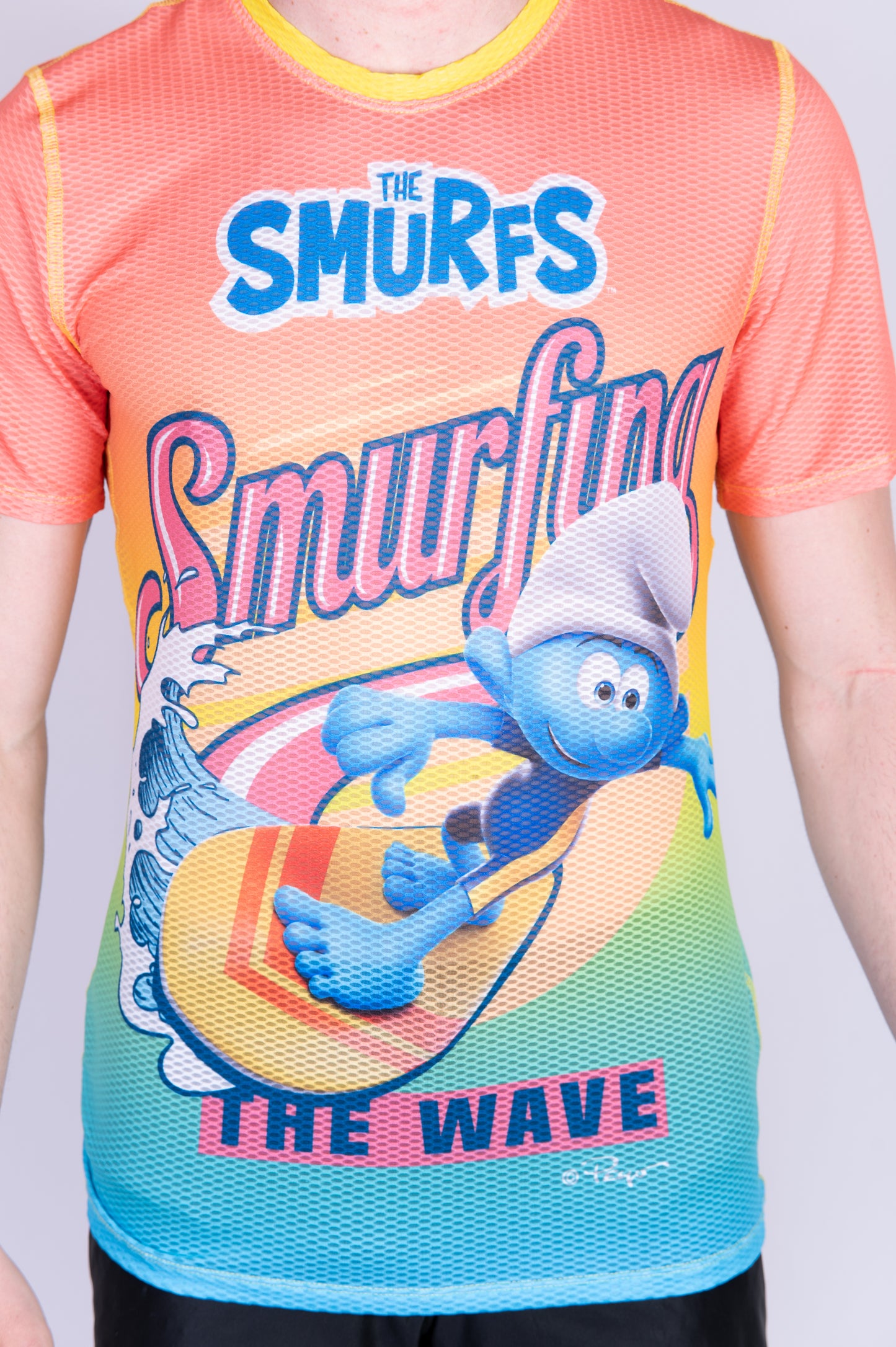 Short sleeve t-shirt for men - Smurf Smurfing