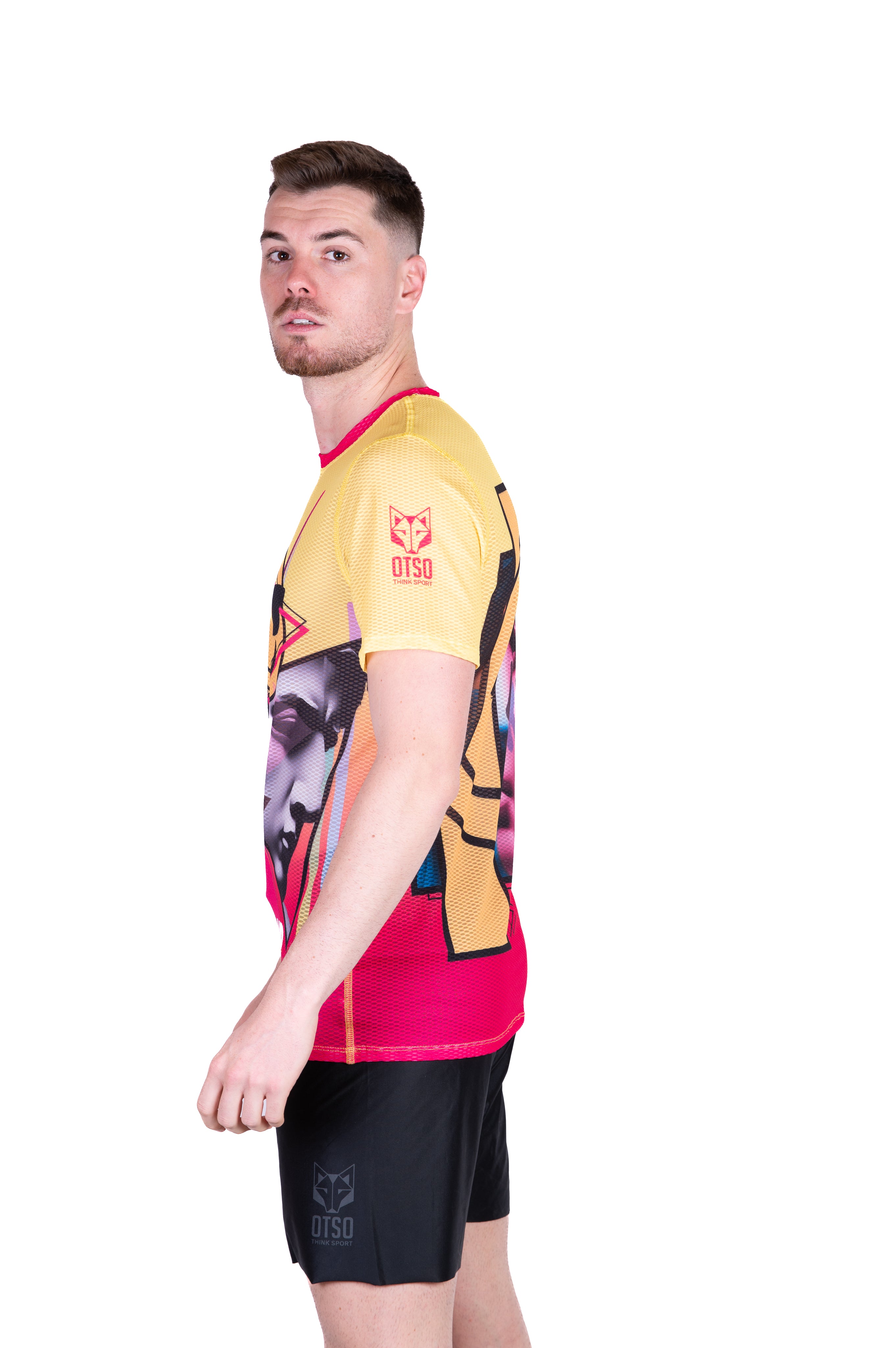 Camiseta manga corta hombre - Emoji Glow-Up (Outlet)