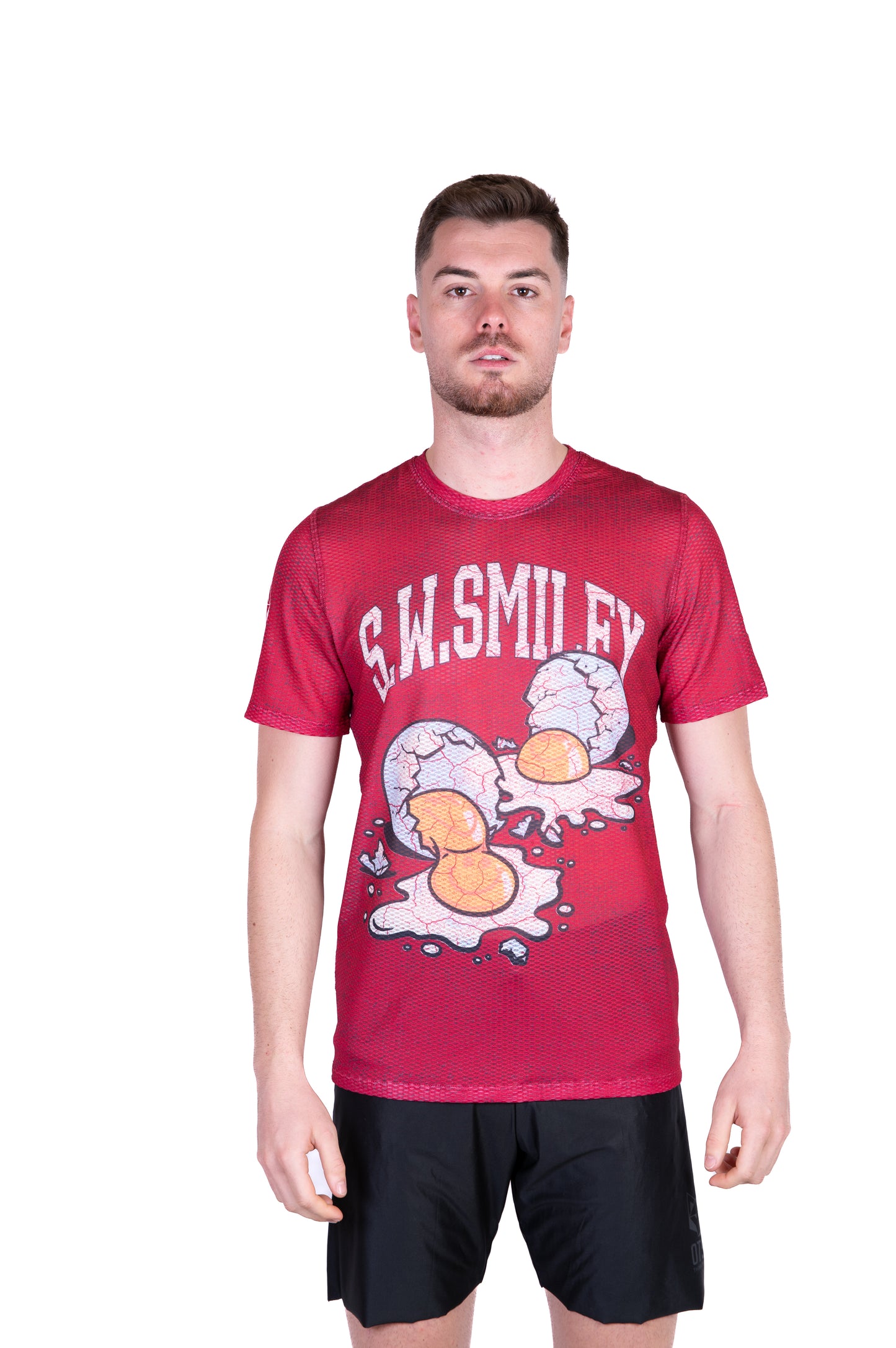 Men's short sleeve t-shirt - S.W.Smiley Concrete Canvas Egg
