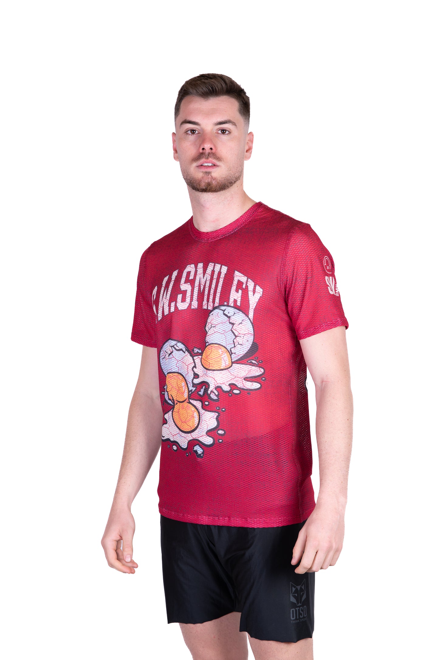 Men's short sleeve t-shirt - S.W.Smiley Concrete Canvas Egg