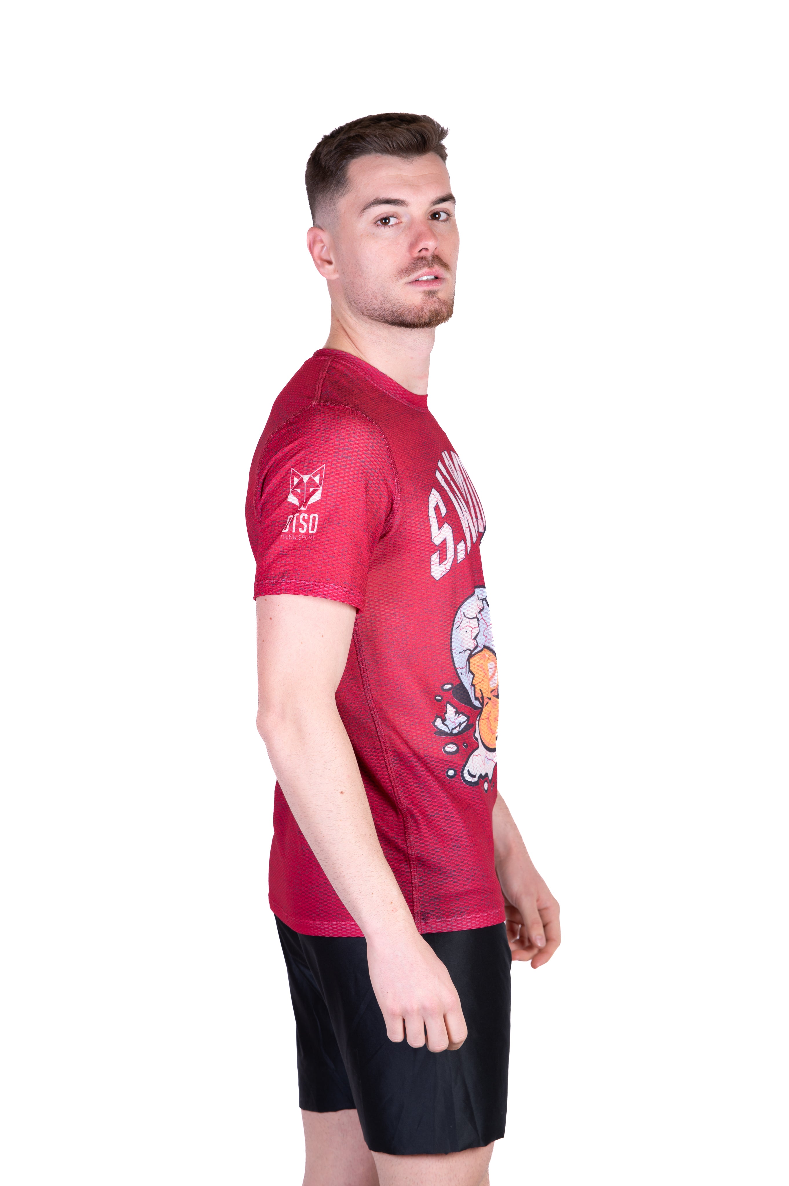 Camiseta manga corta hombre - S.W.Smiley Concrete Canvas Egg (Outlet)