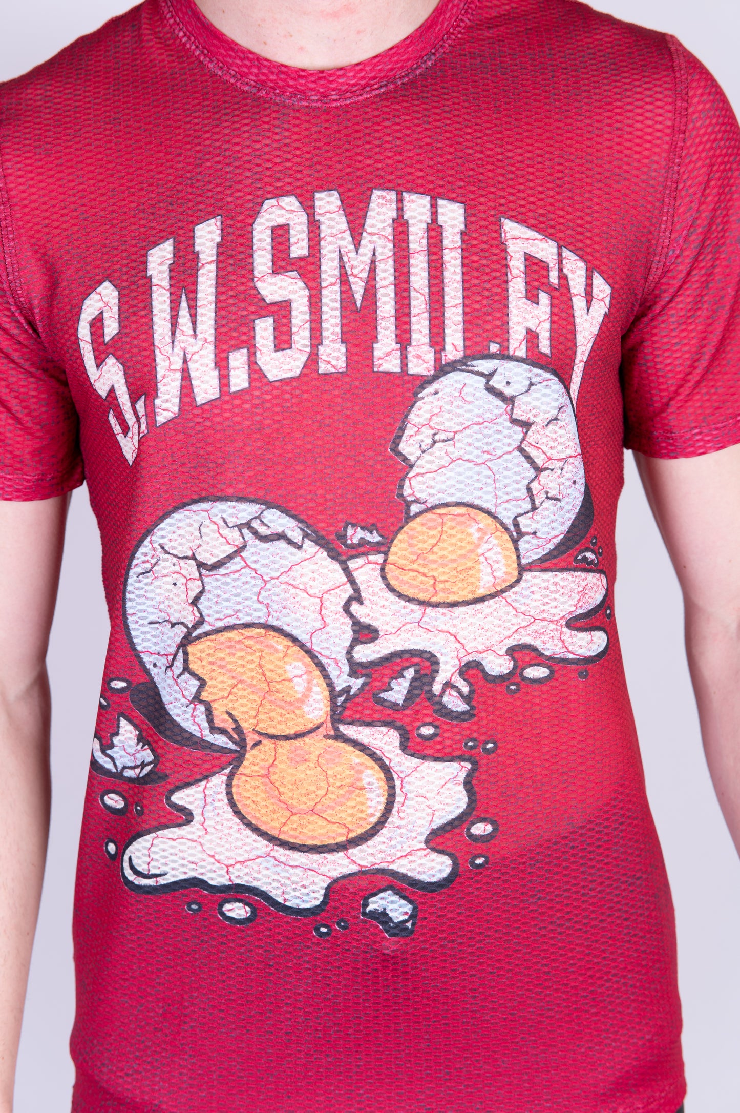 Men's short sleeve t-shirt - S.W.Smiley Concrete Canvas Egg