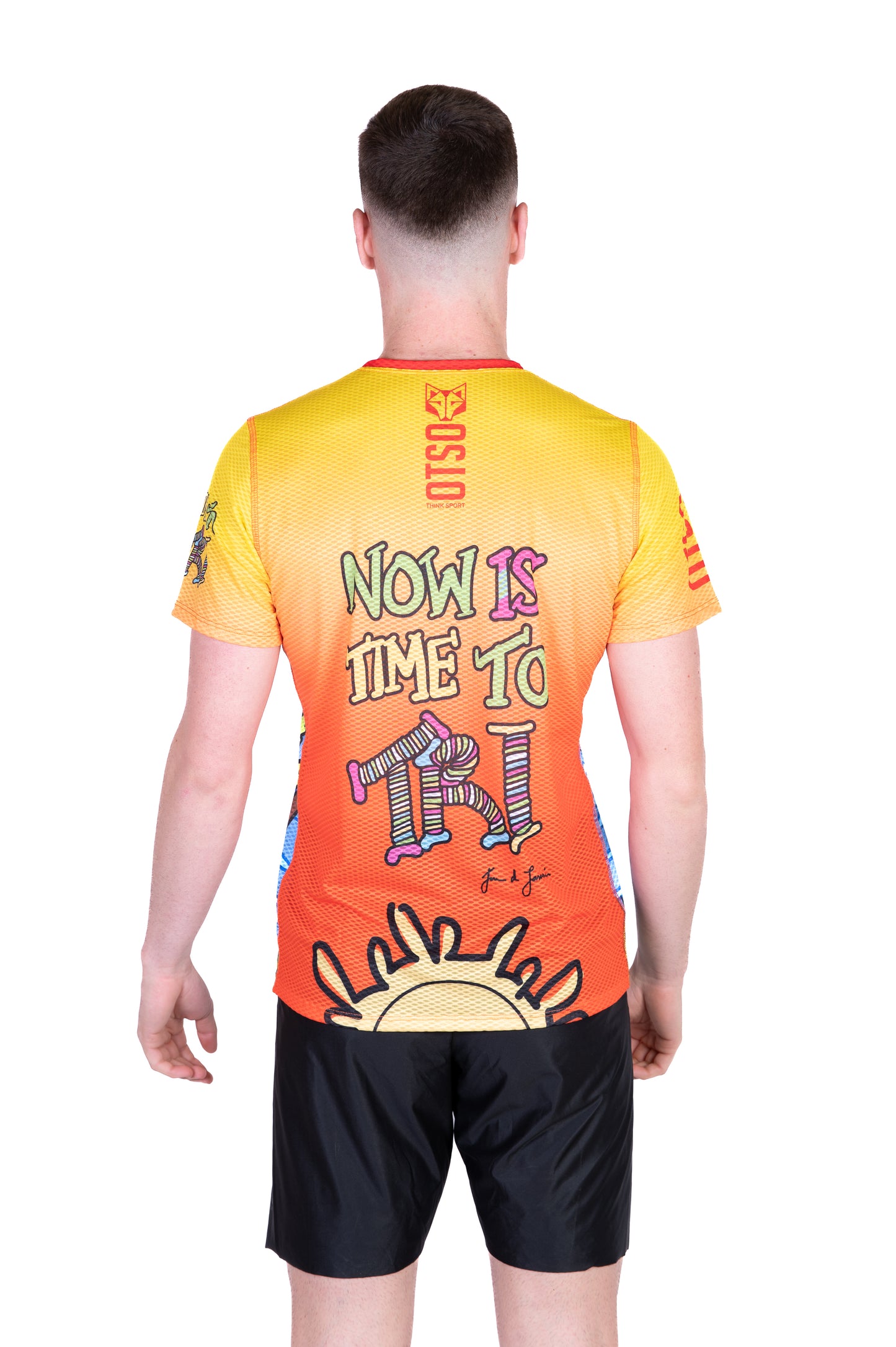Short sleeve t-shirt for men - Time to Tri Run