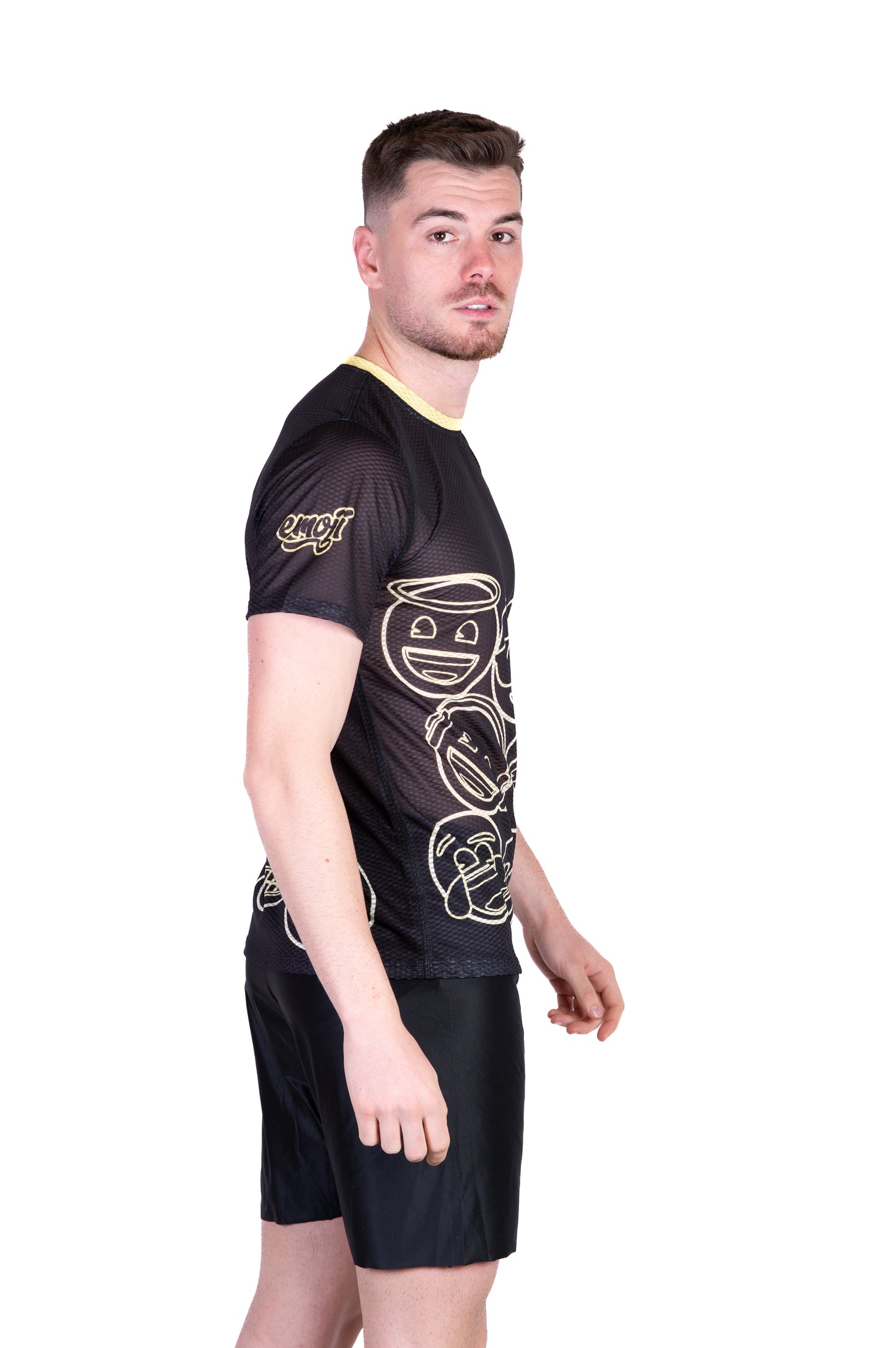 T-shirt manches courtes homme - Emoji Neon Faces