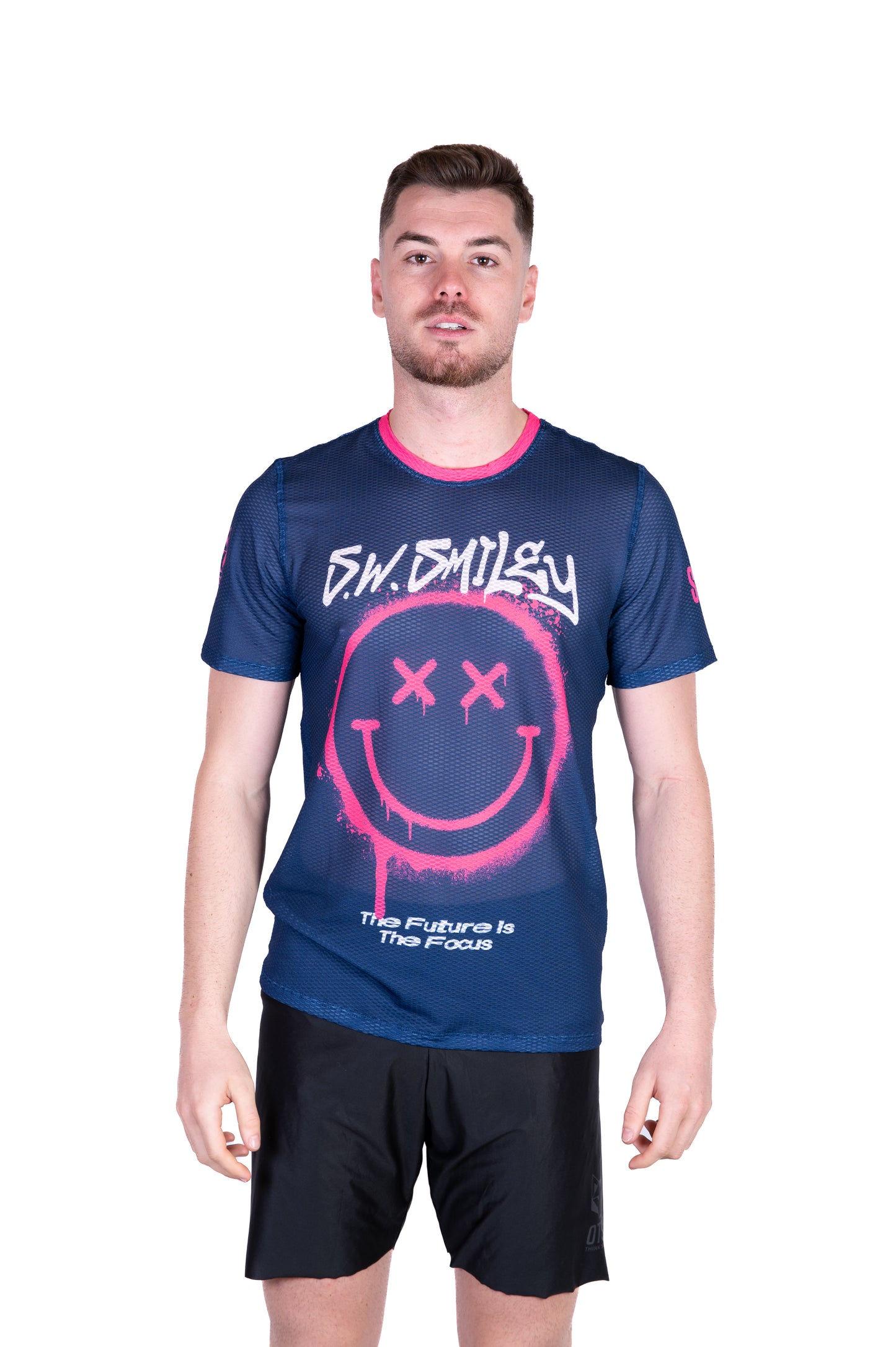 Camiseta manga curta homem - S.W.Smiley Graffiti