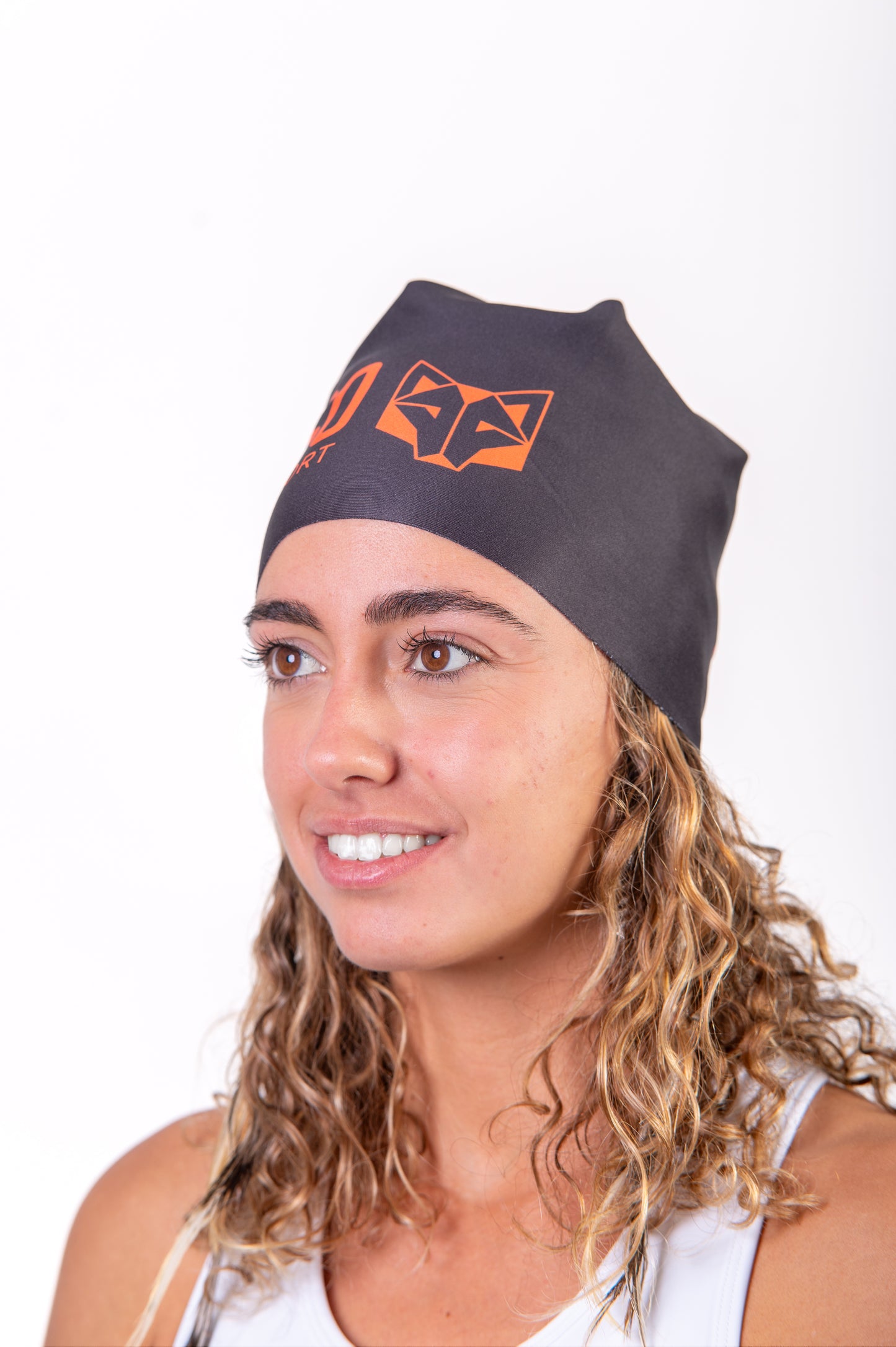 Gorro - Black & Fluo Orange