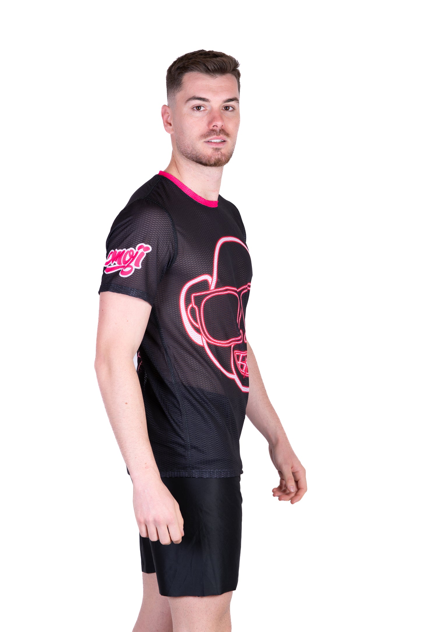 T-shirt manches courtes homme - Emoji Monkey Neon