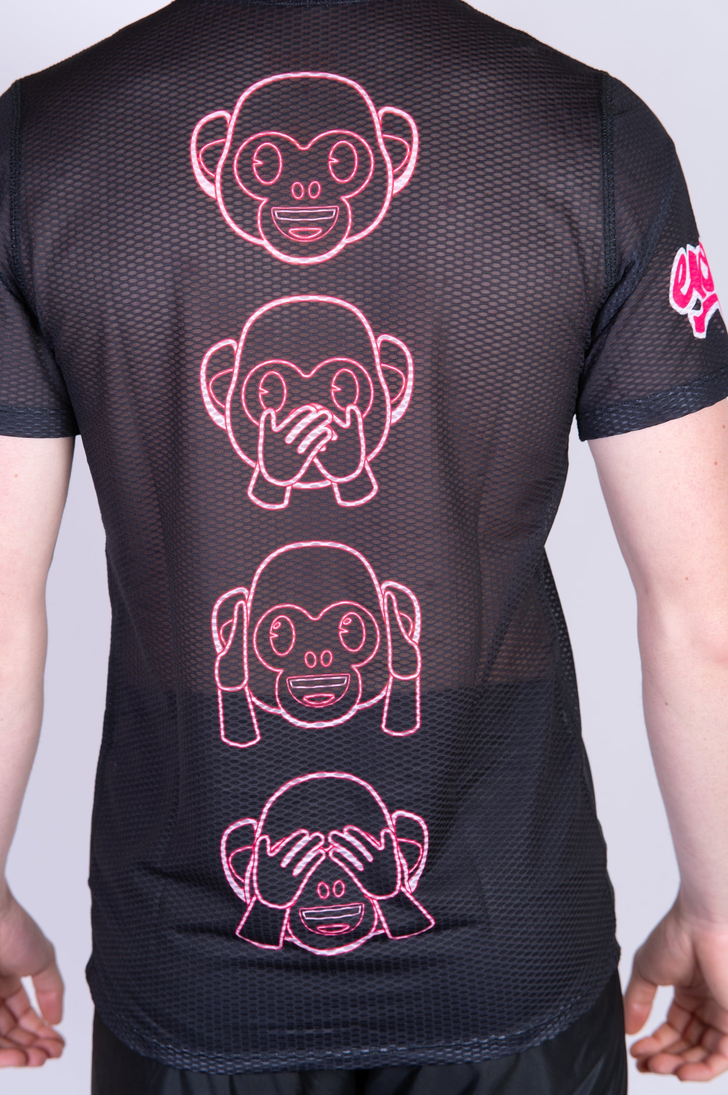 T-shirt manches courtes homme - Emoji Monkey Neon