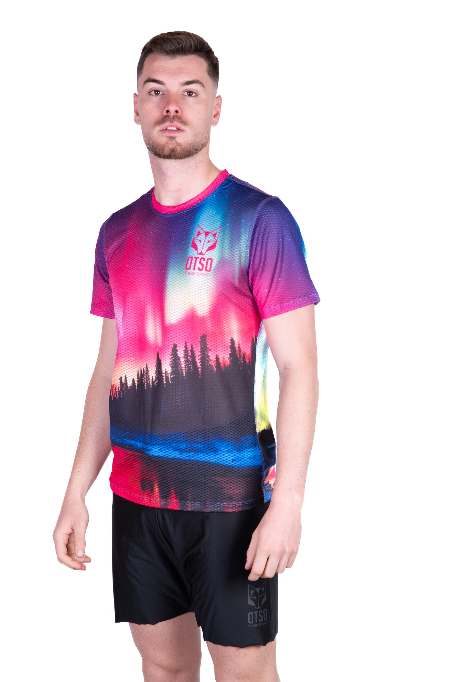 T-shirt manches courtes homme - Auroras Boreales