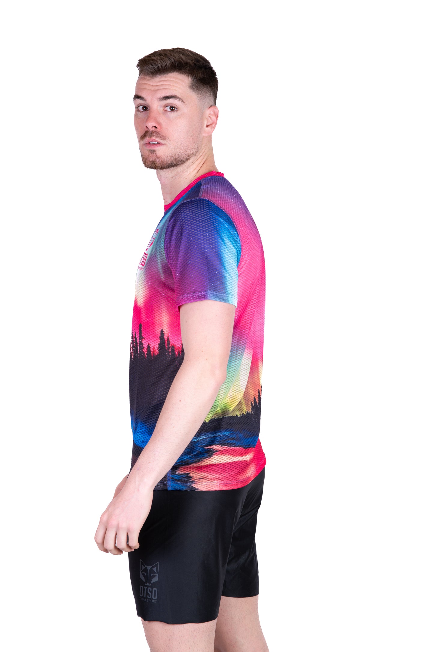 T-shirt manches courtes homme - Auroras Boreales