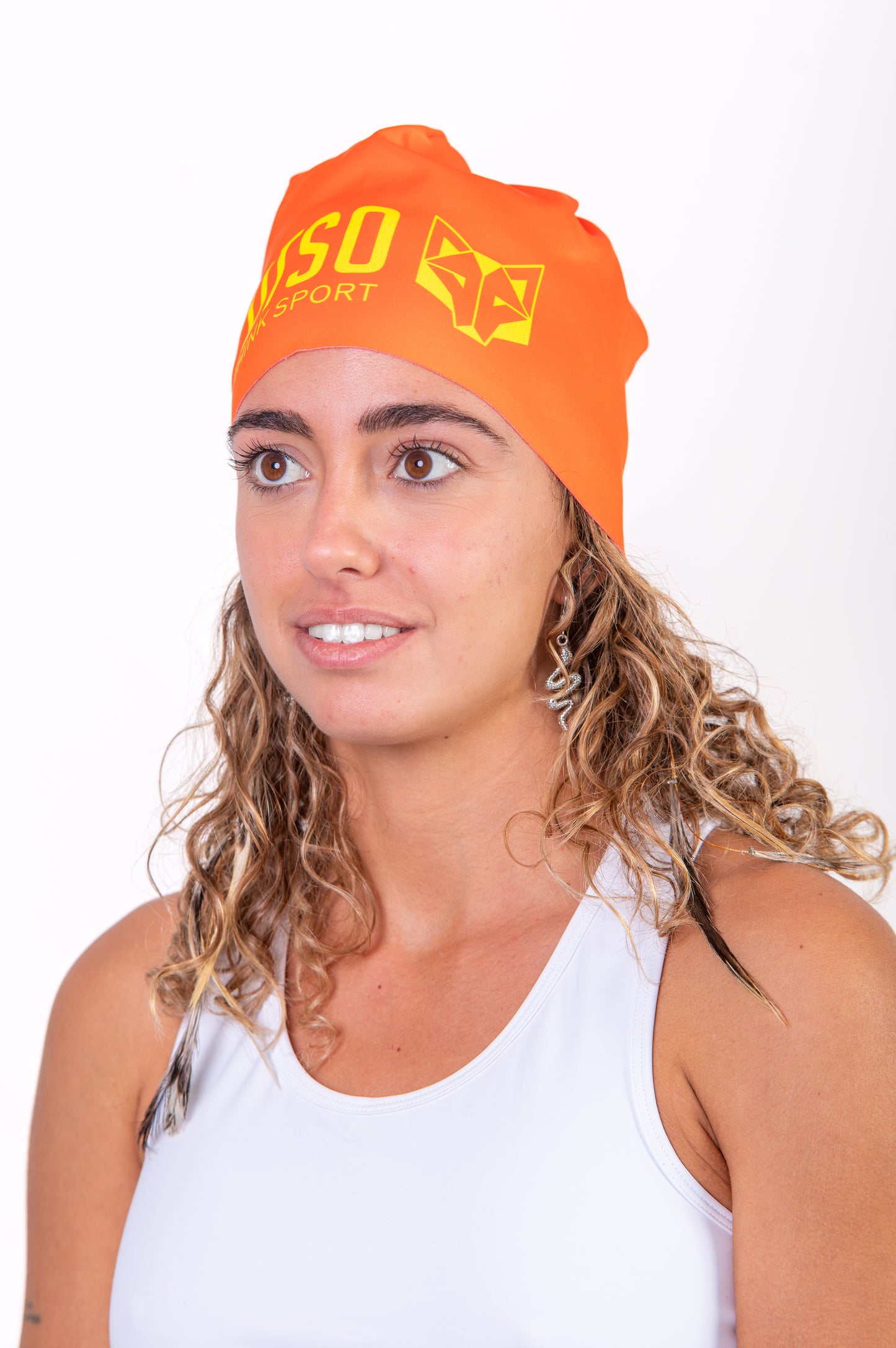 Gorro - Fluo Orange & Fluo Yellow