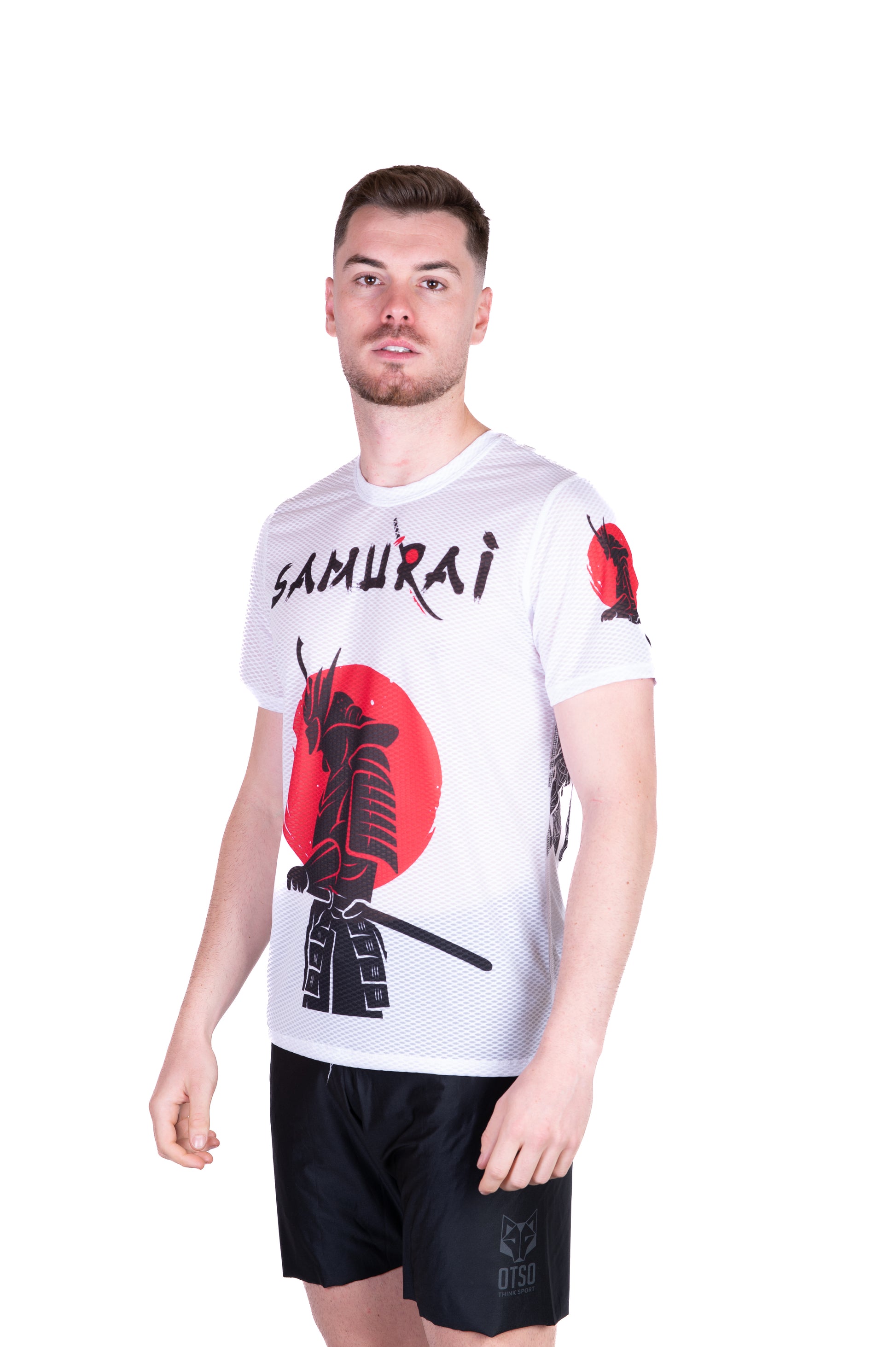 LAFROI Maillot de compression à manches courtes UPF 50+ pour homme-CLY08D (Warrior,LG LAFROI Maillot de compression à manches courtes UPF 50+ pour homme-CLY08D (Warrior,LG
