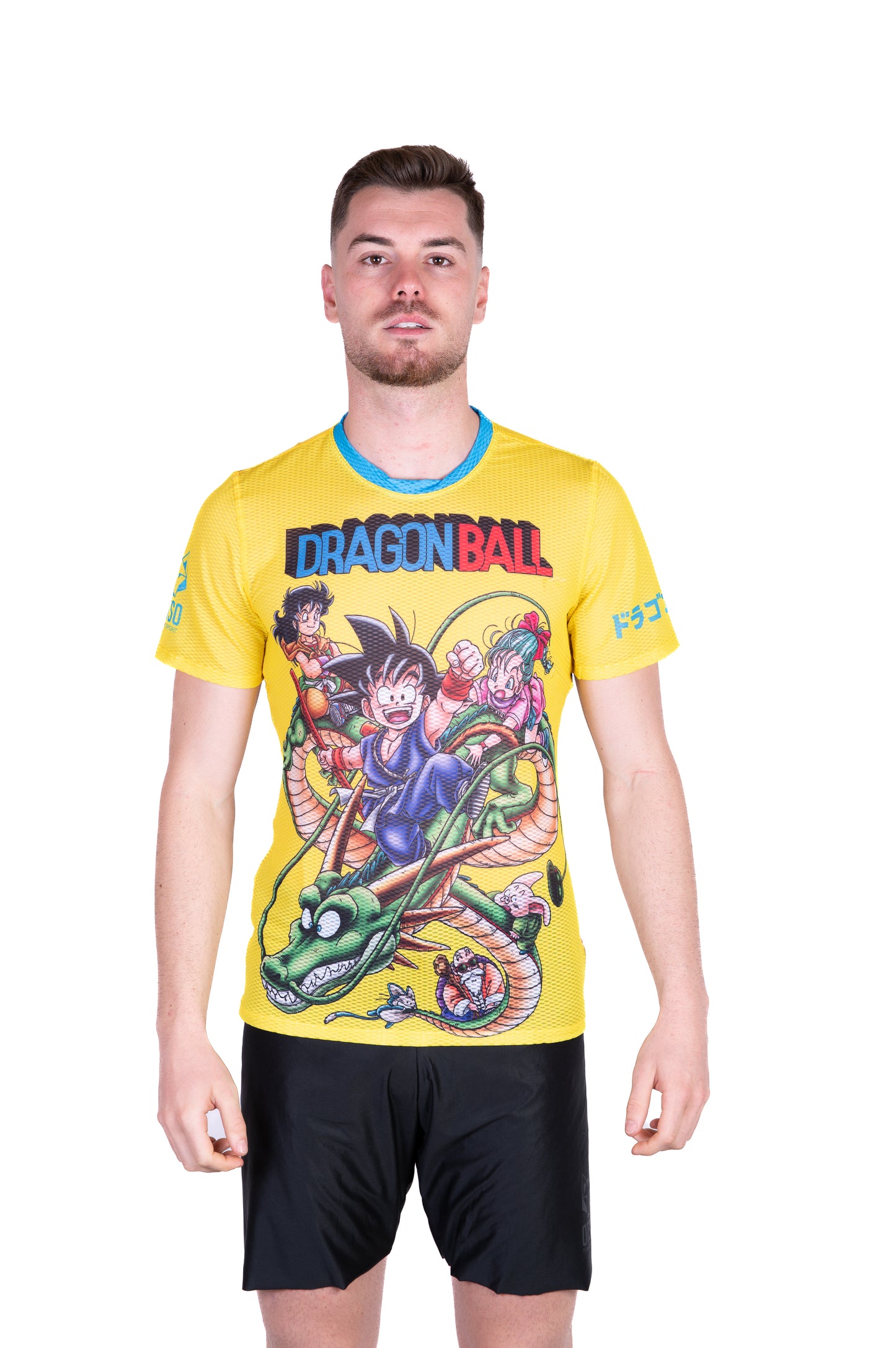 Camiseta masculina de manga curta - Dragon Ball Shenron