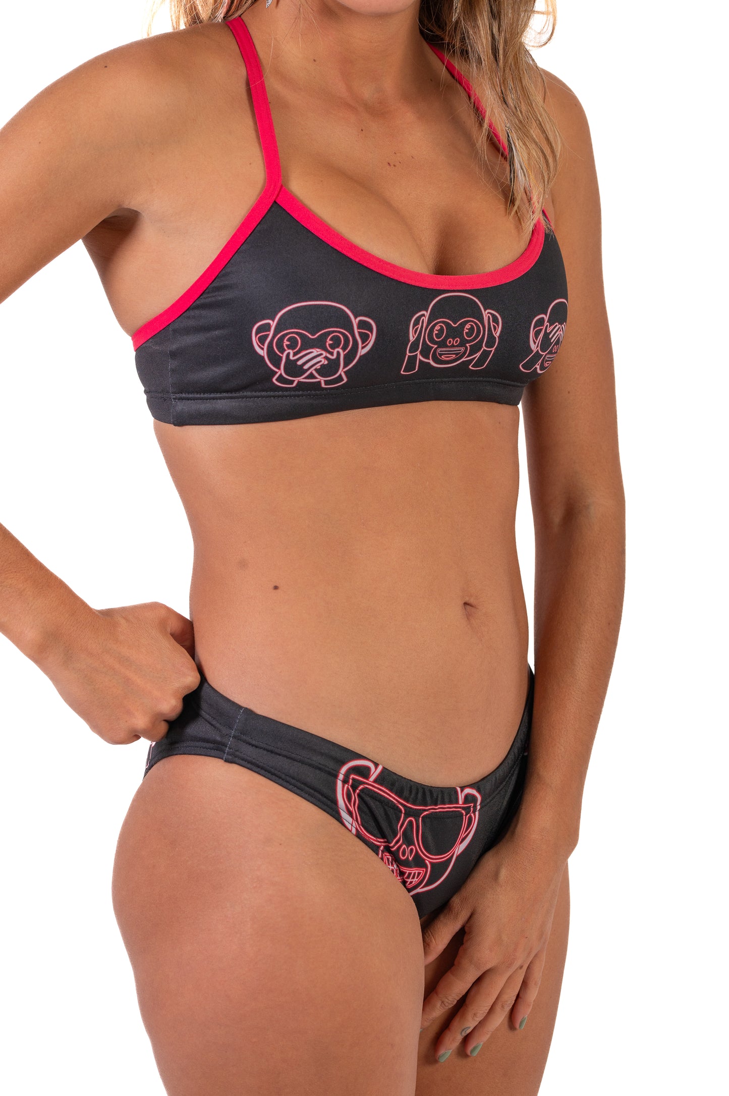 Biquíni - Emoji Monkey Neon