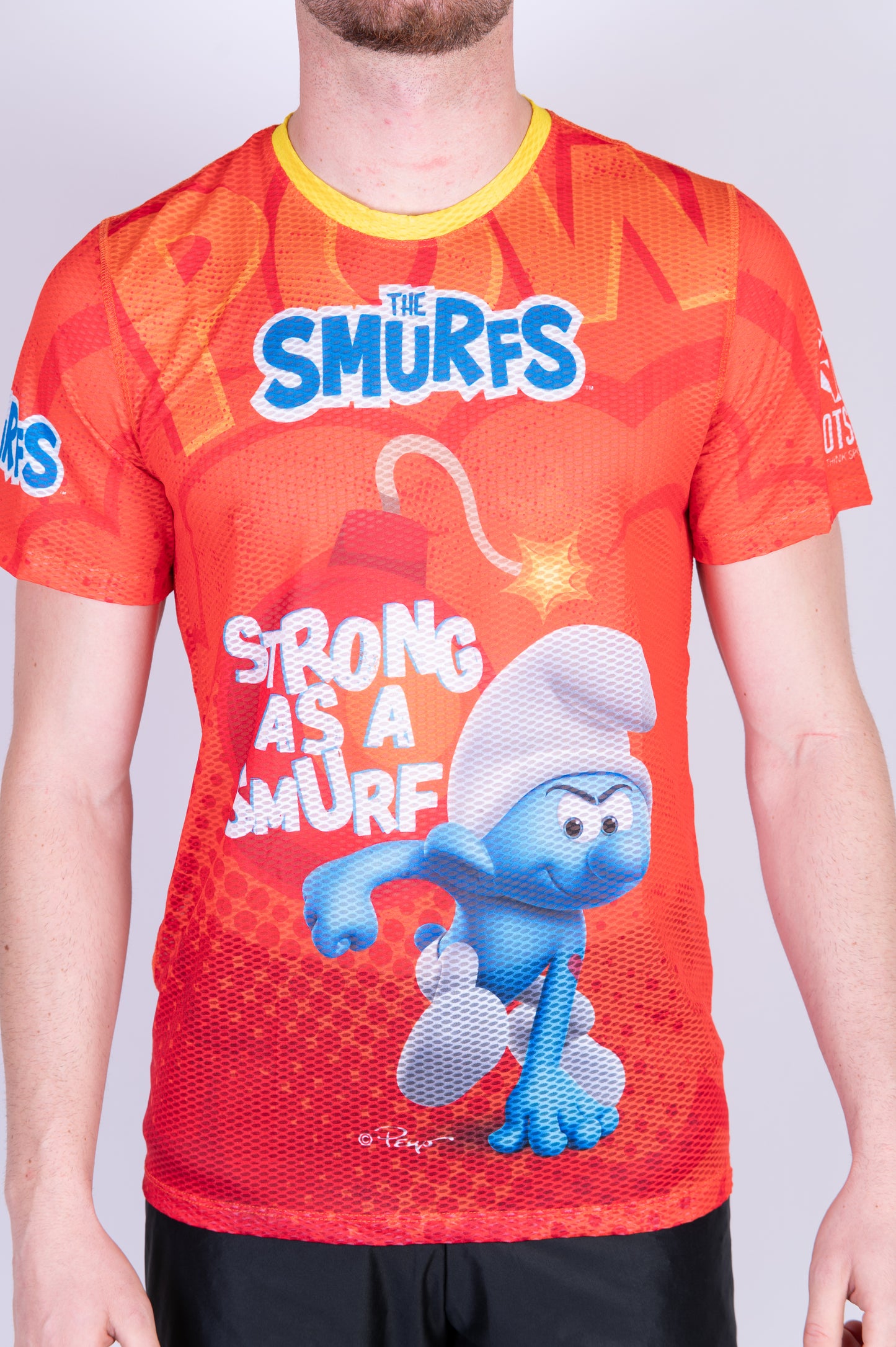 Short sleeve t-shirt for men - Strong as a Smurf