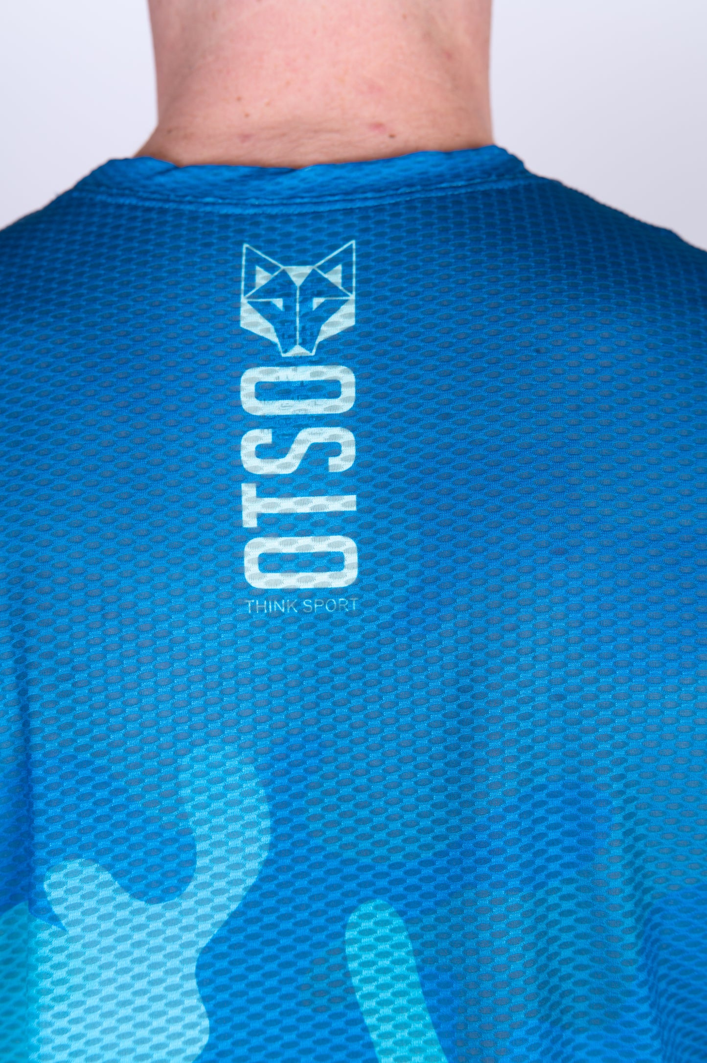 Men's Short Sleeve T-Shirt - Camo Blue