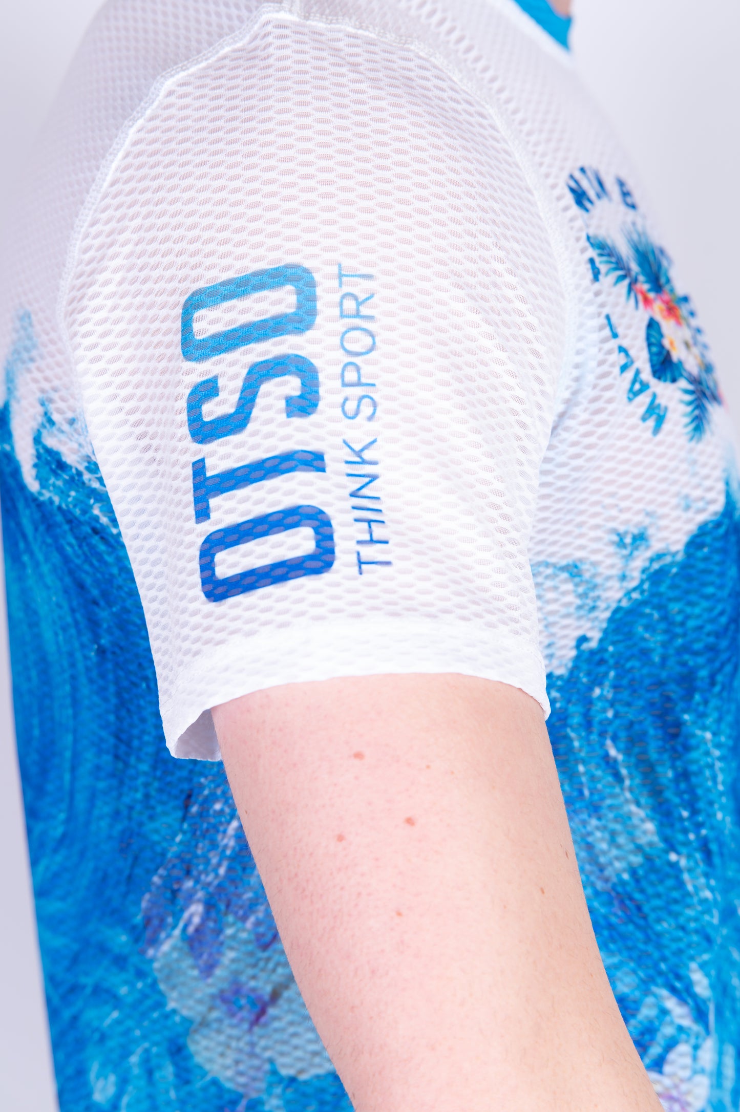 Camiseta manga corta hombre - Swim Bike Run Wave