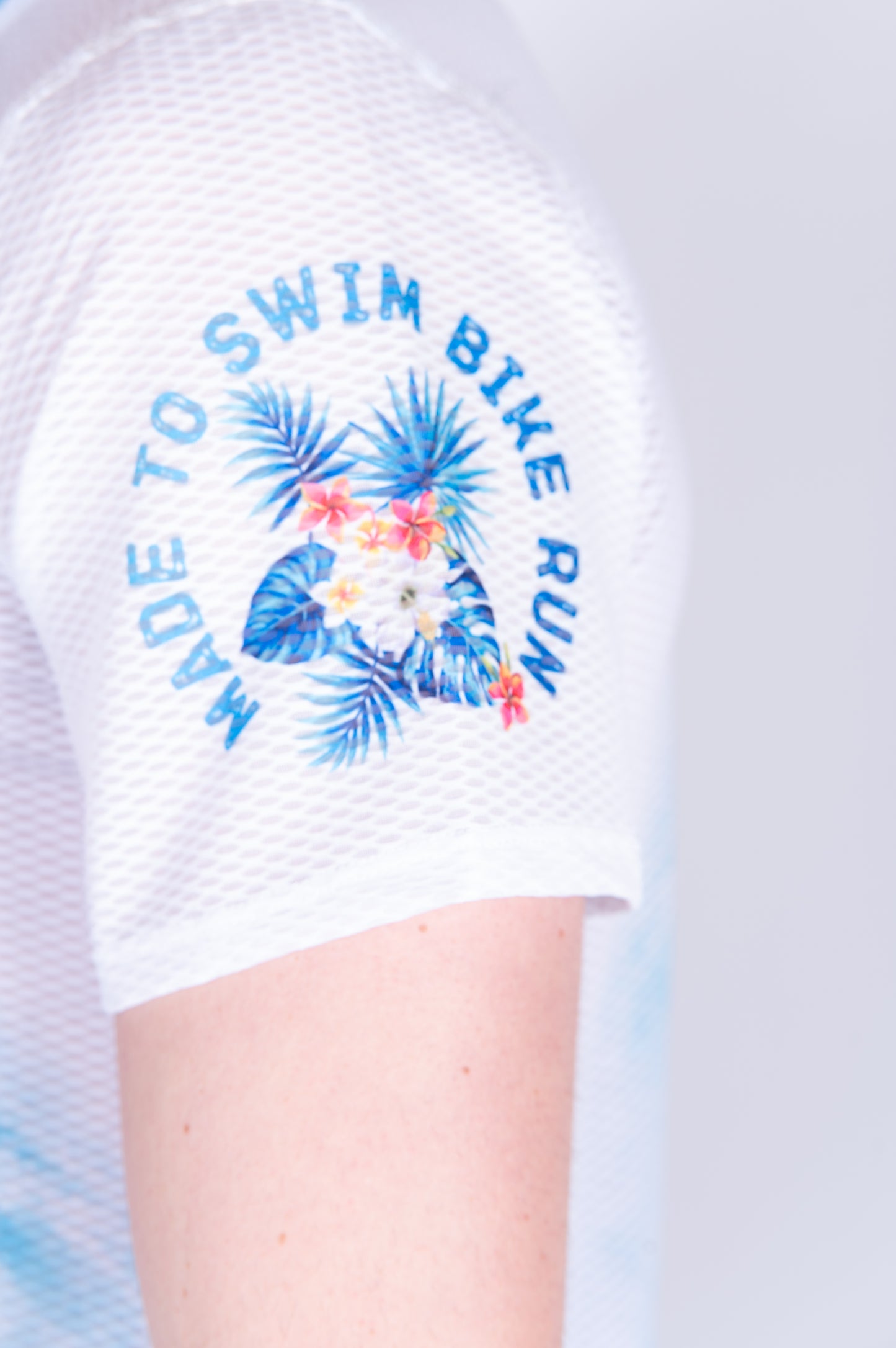 Camiseta manga corta hombre - Swim Bike Run Wave