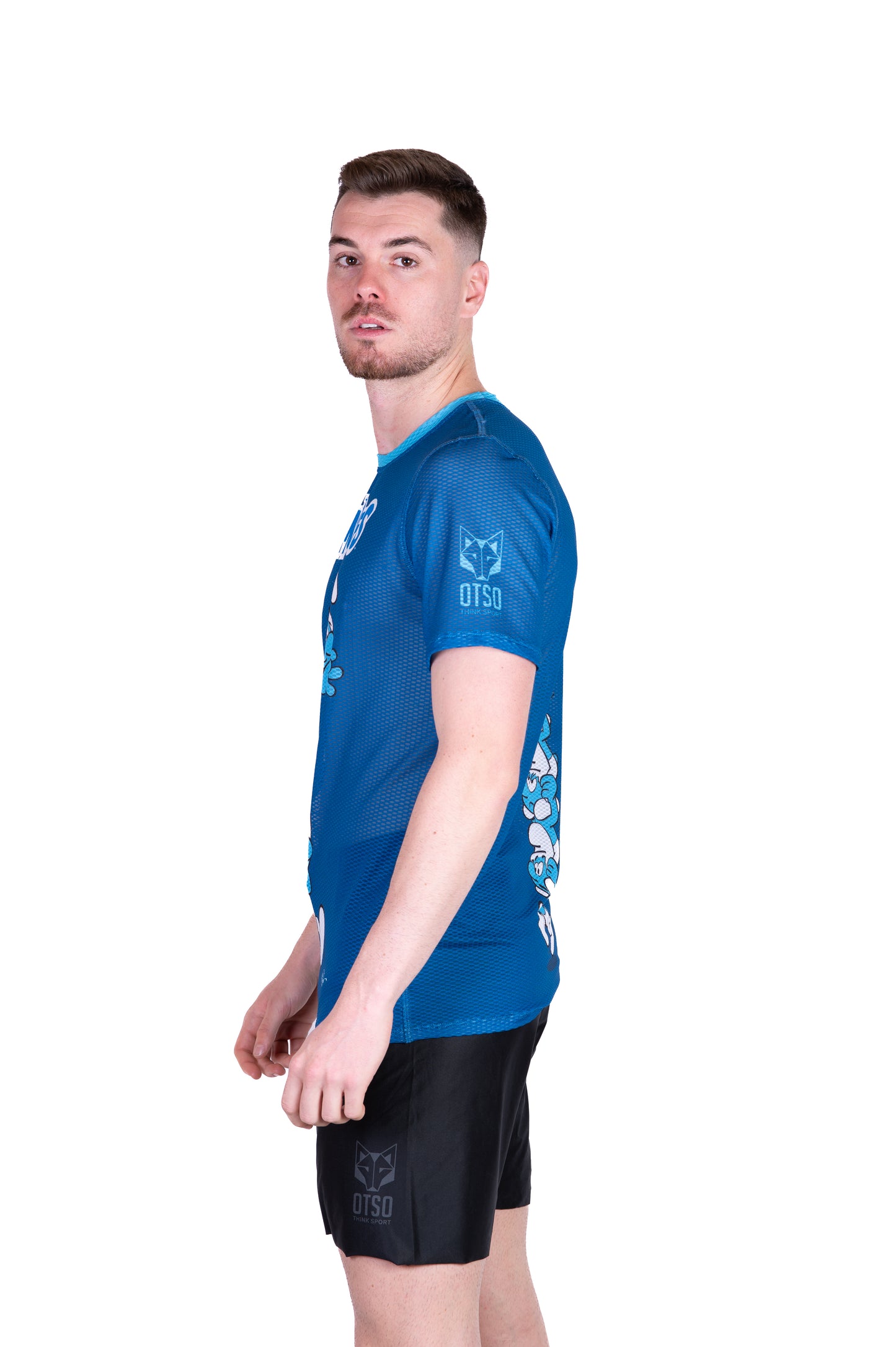 Camiseta manga corta hombre - Smurf Tower