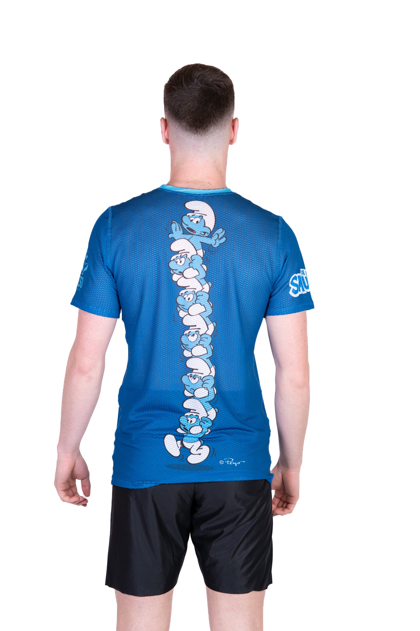 Camiseta manga corta hombre - Smurf Tower
