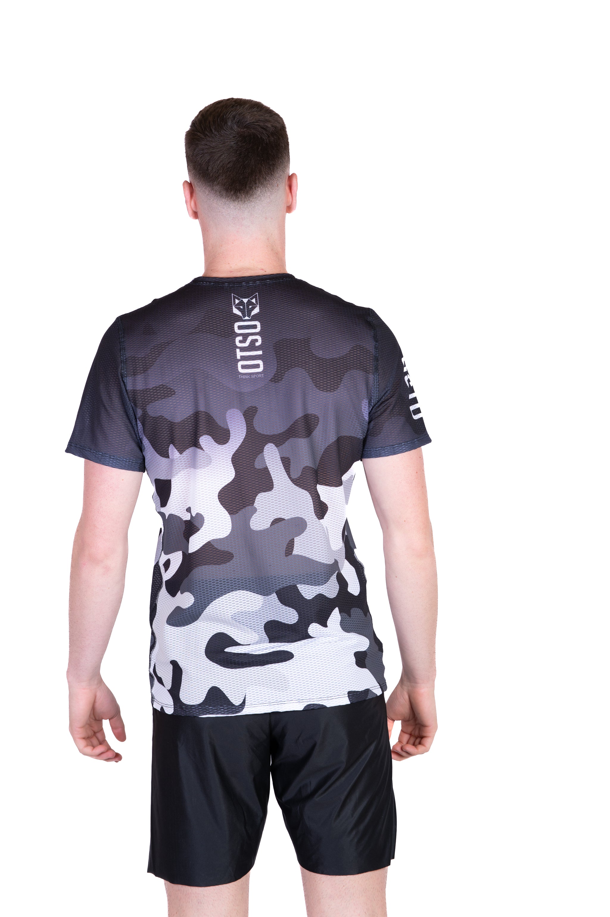 Camiseta manga corta hombre - Camo Grey (Outlet)