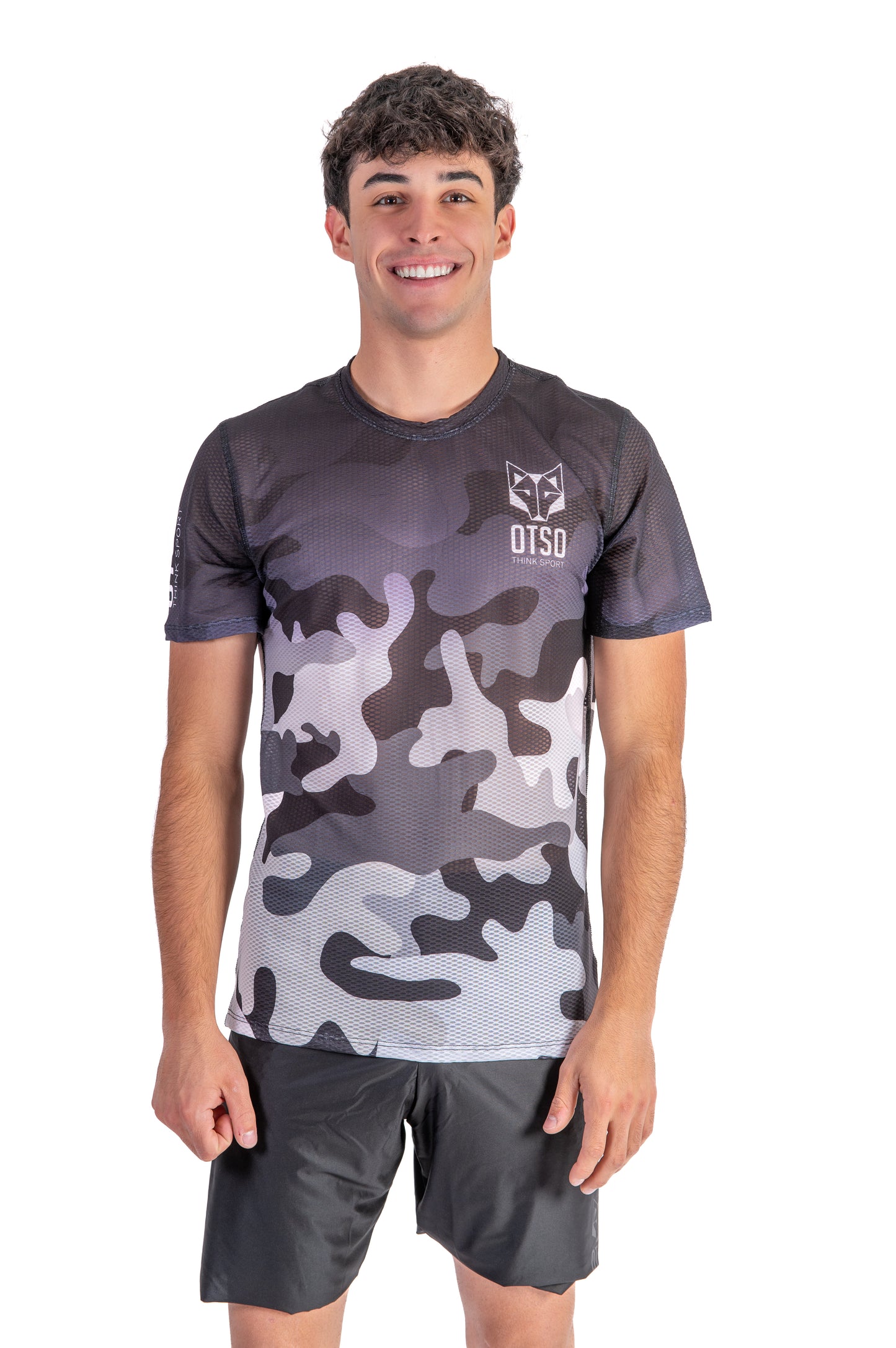 Camiseta manga corta hombre - Camo Grey