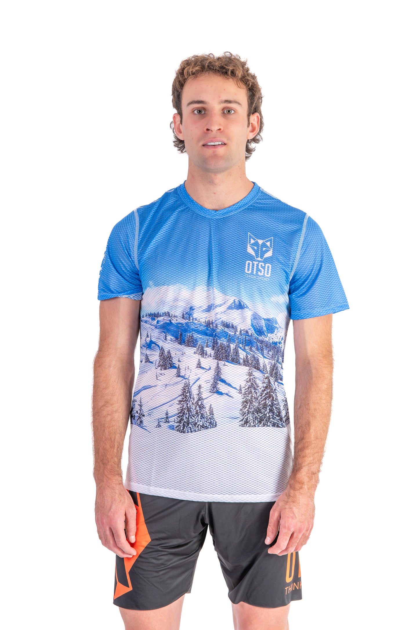 Short Sleeve T-Shirt Men - Snow Forest