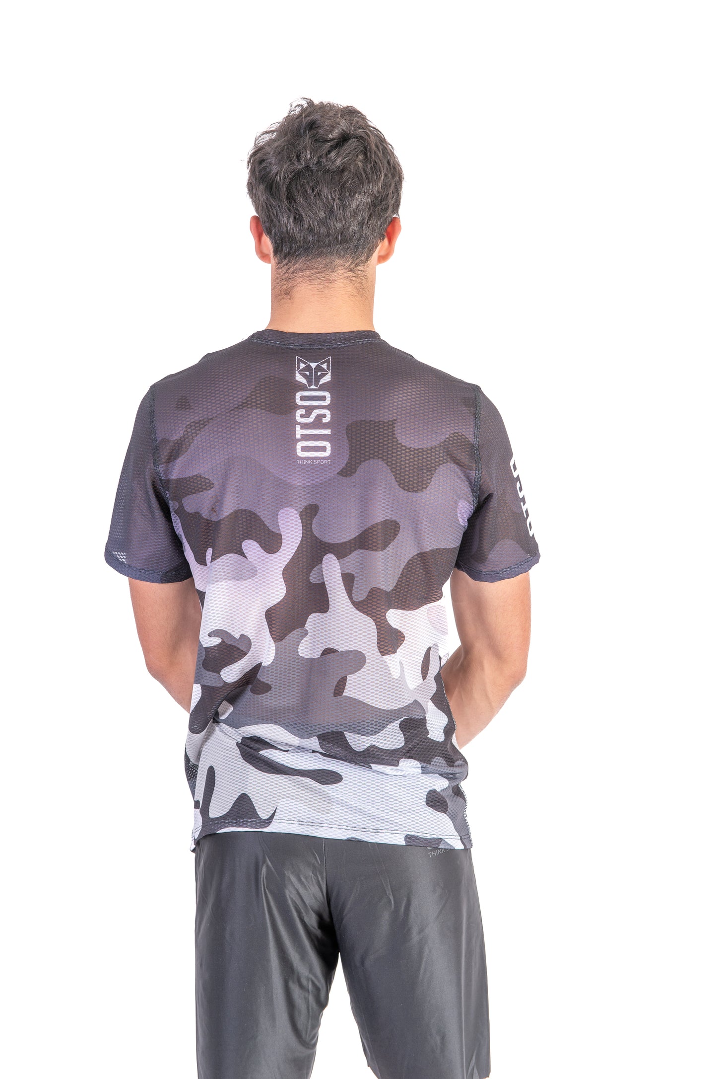 Camiseta manga corta hombre - Camo Grey