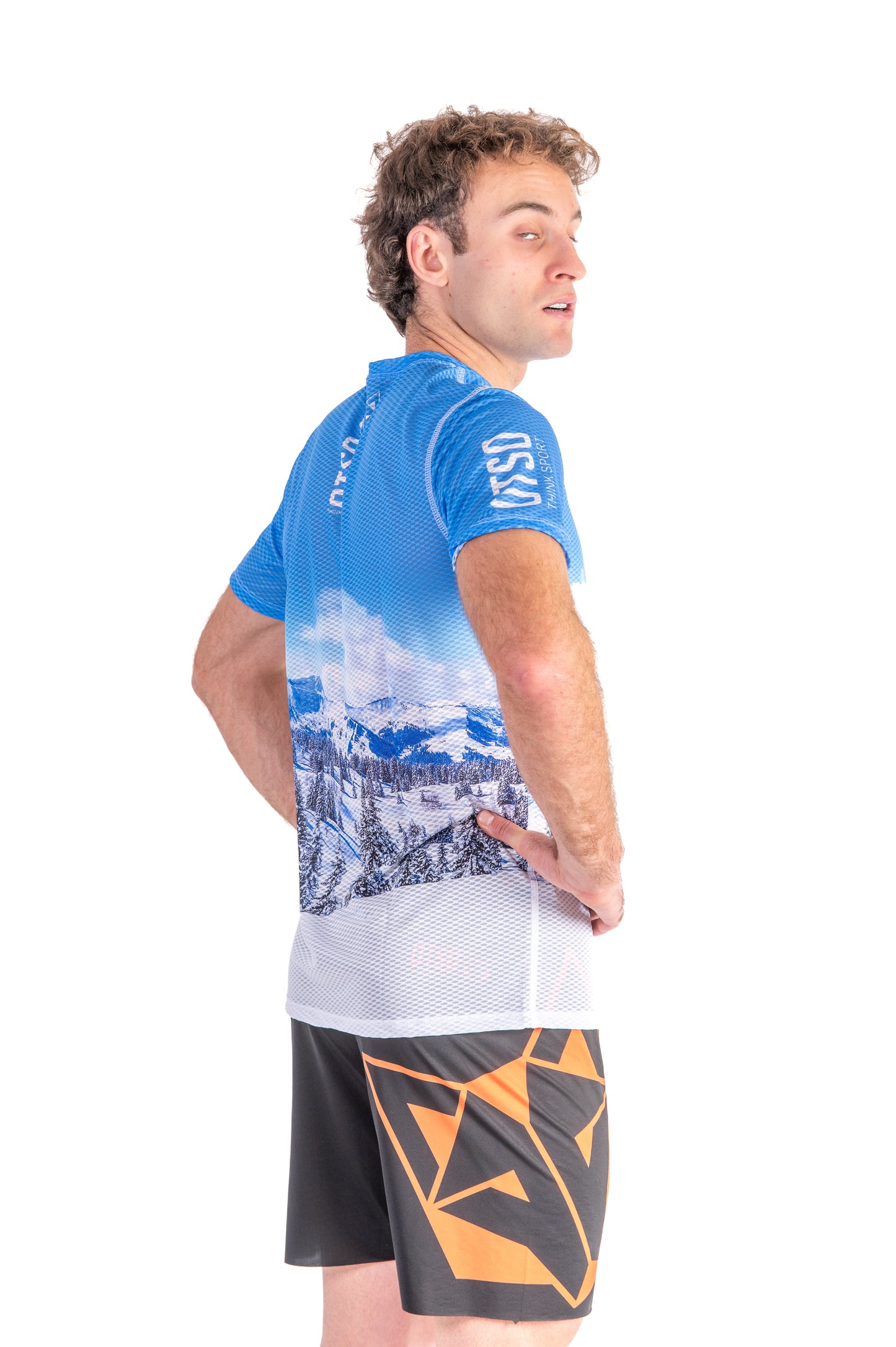 Short Sleeve T-Shirt Men - Snow Forest